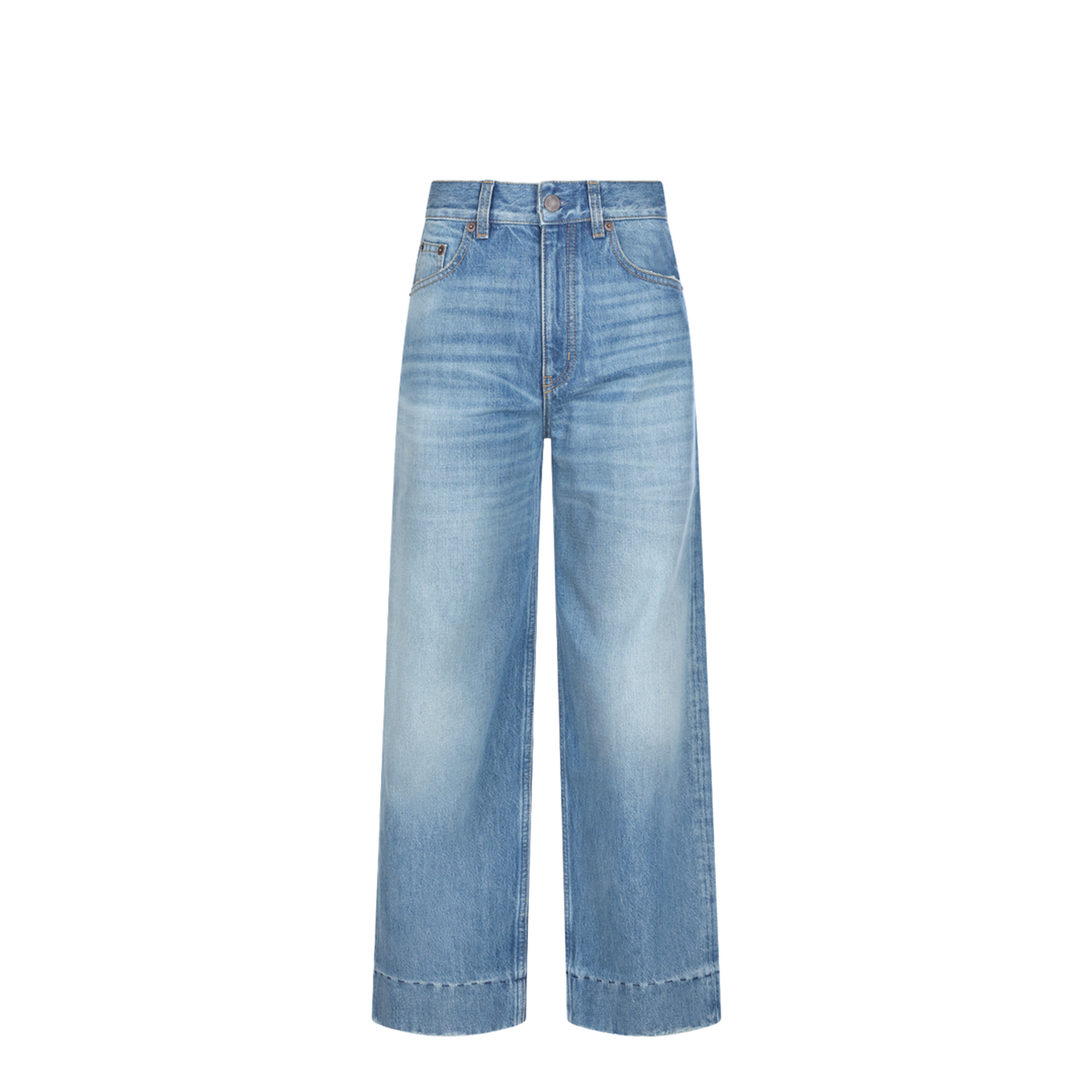 High-waisted shorts jeans