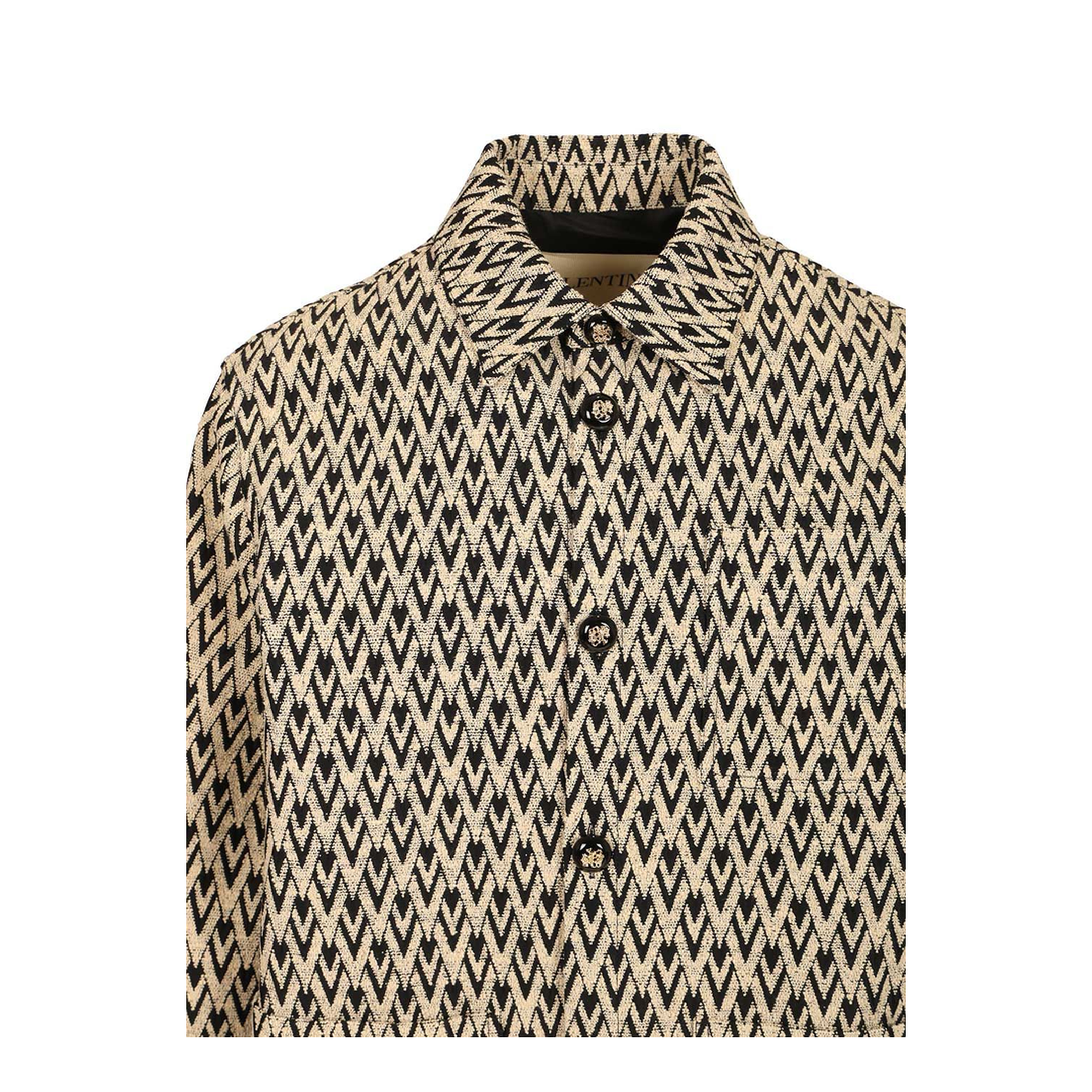 Jacquard Cotton Blend Jacket