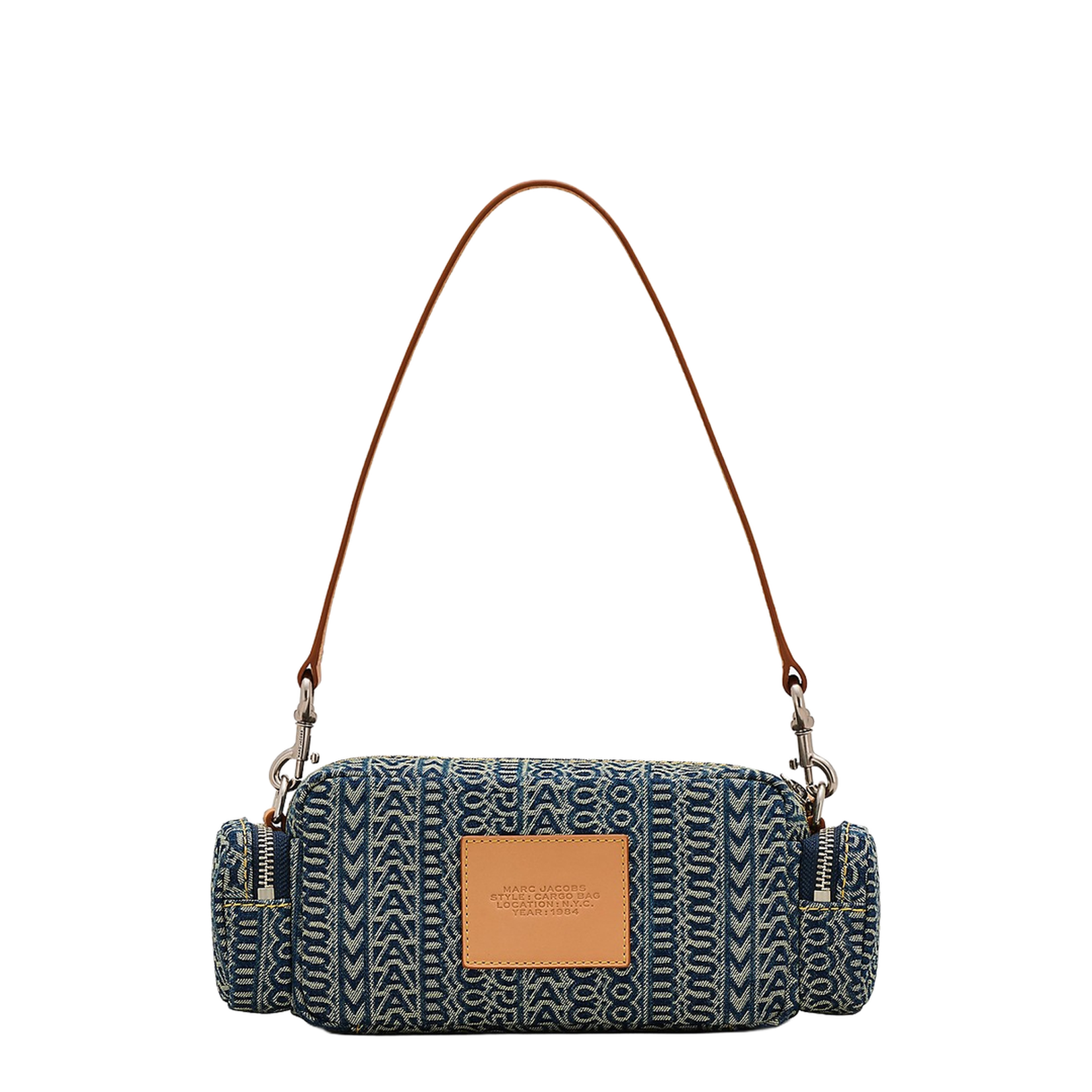Cargo Monogram Denim Shoulder Bag