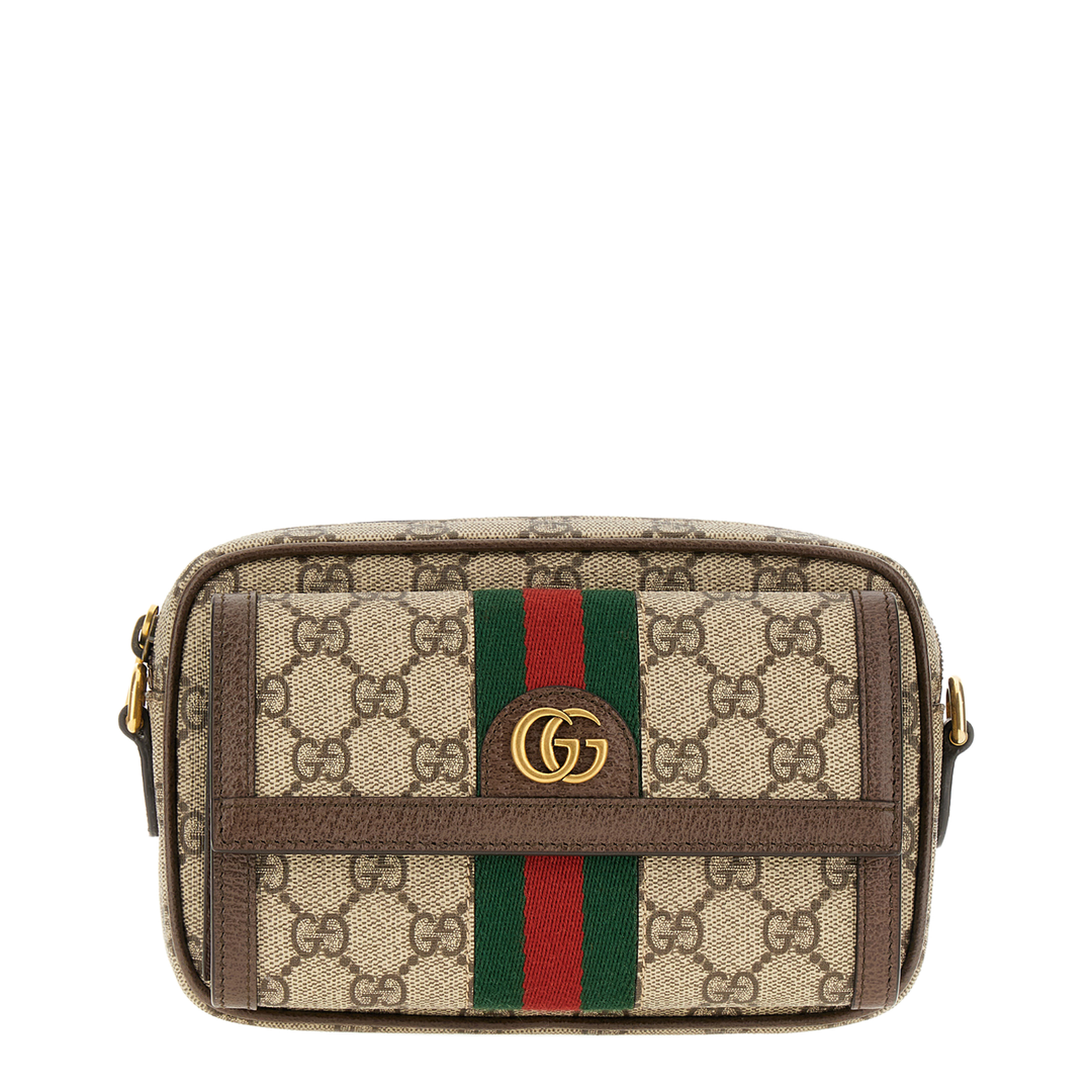 Ophidia Mini Canvas Bag - Beige