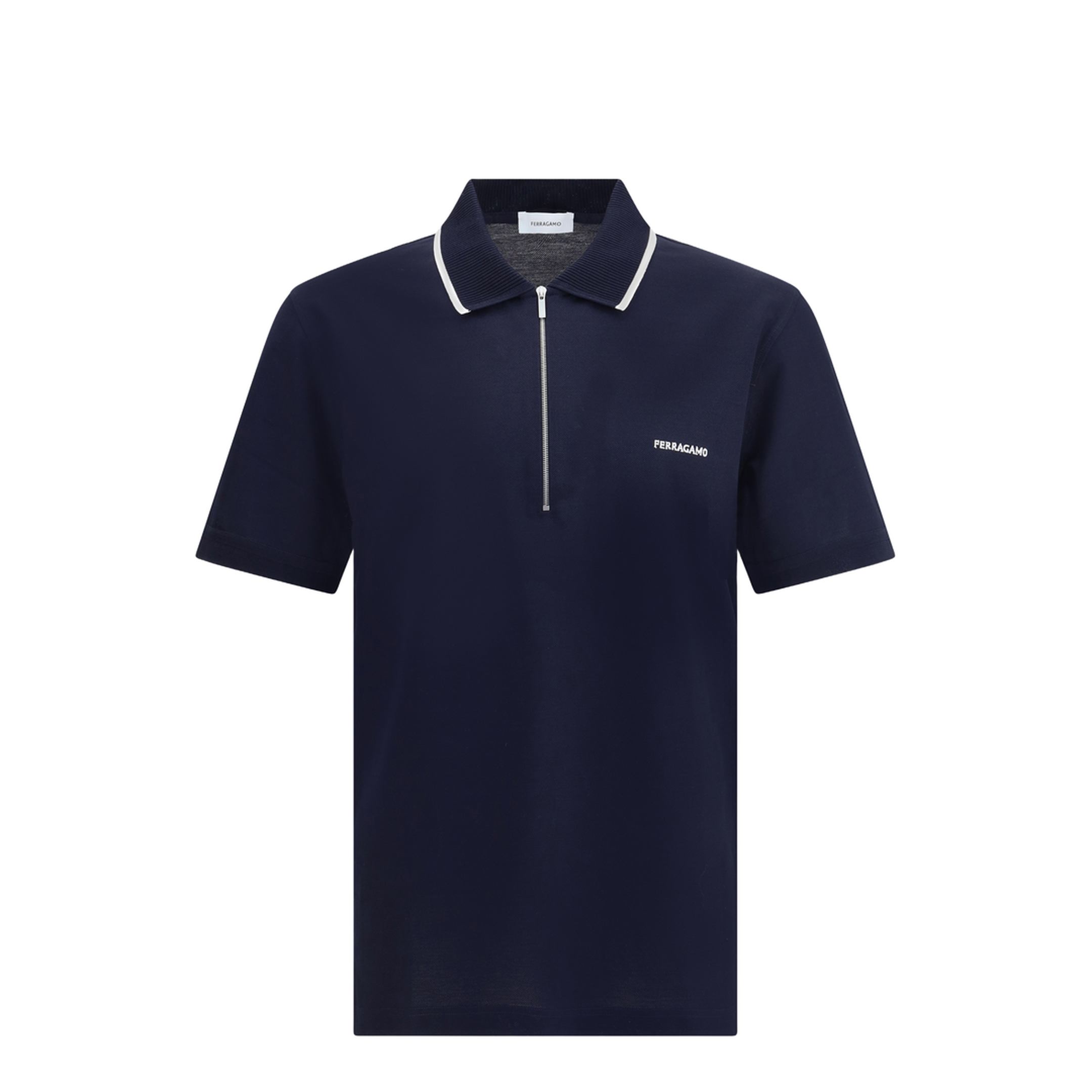 MAYFEYR - Ferragamo - Cotton Zip Polo - 784281