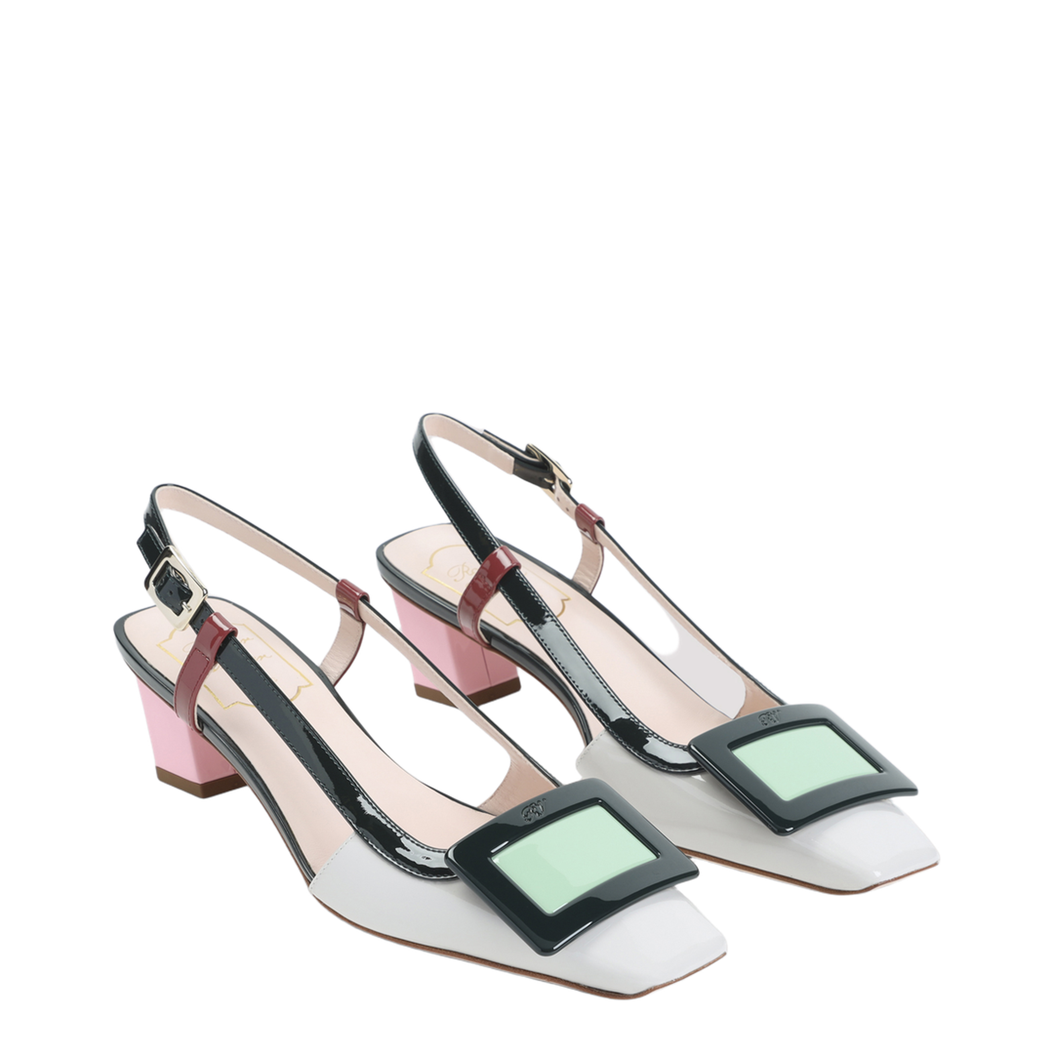 MAYFEYR - Roger Vivier - Lacquered Buckle 45 Pumps - RVW00625601D1P