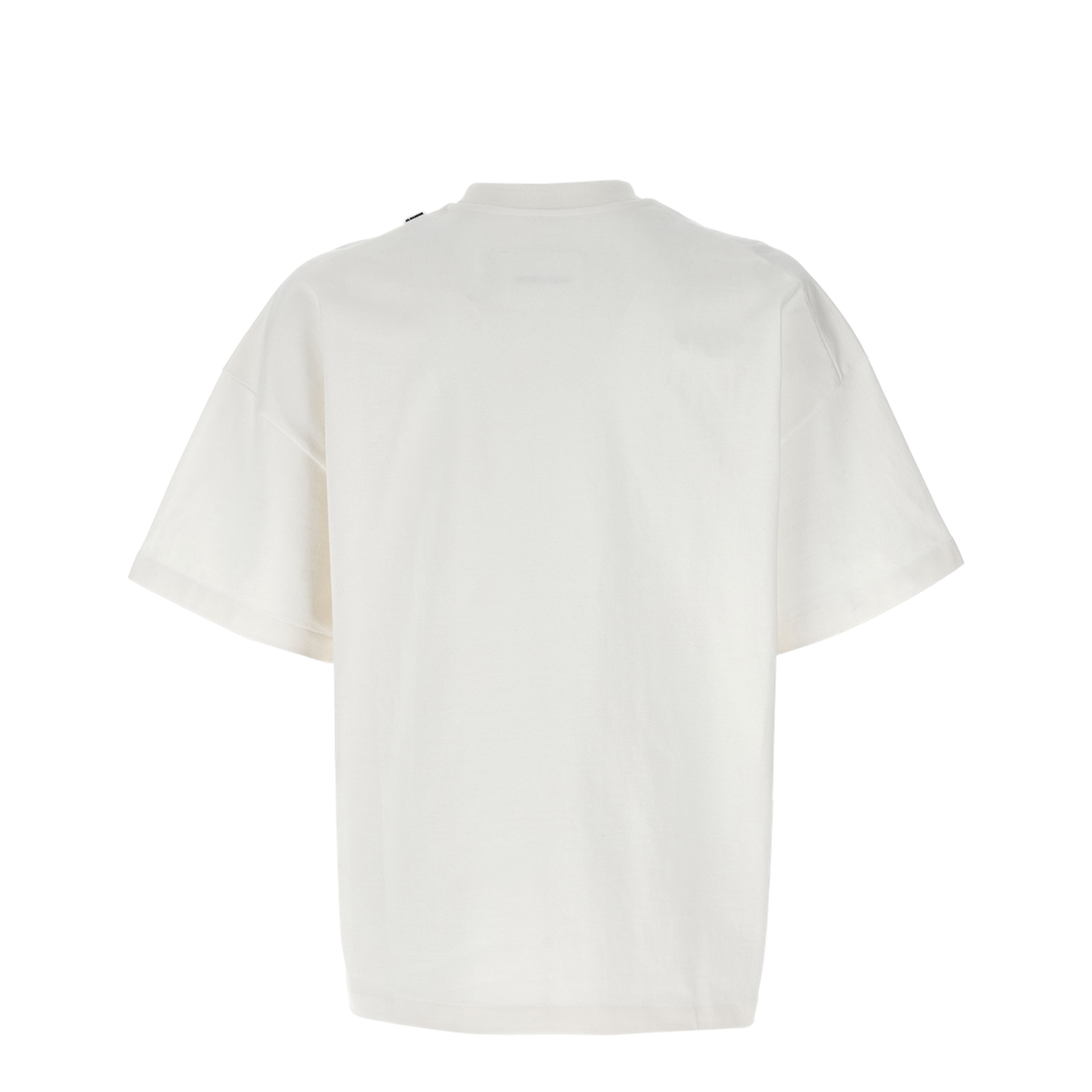 Ivory Cotton Crewneck T-Shirt