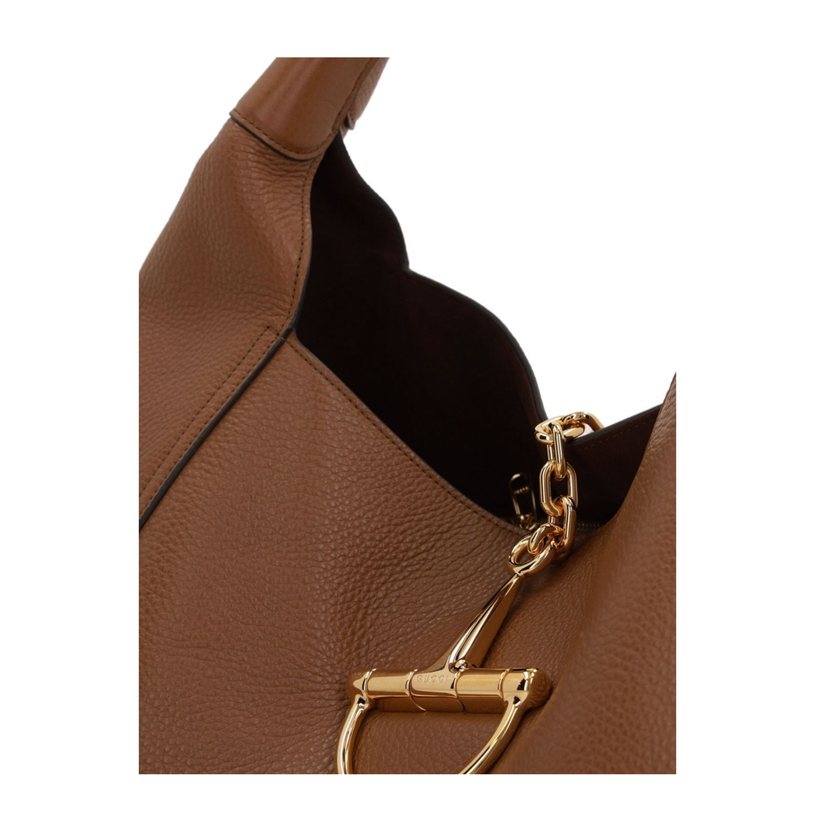 Softbit Maxi Leather Shoulder Bags - Brown