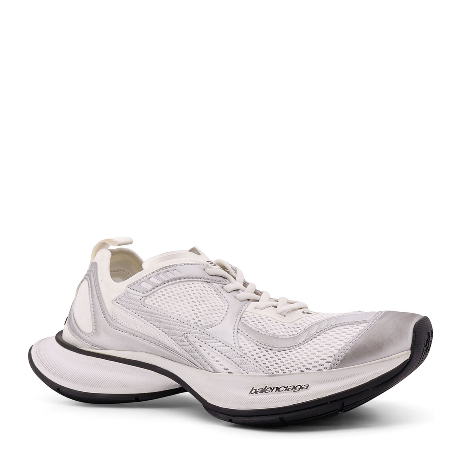 Circuit Sneaker Worn-Out White Silver