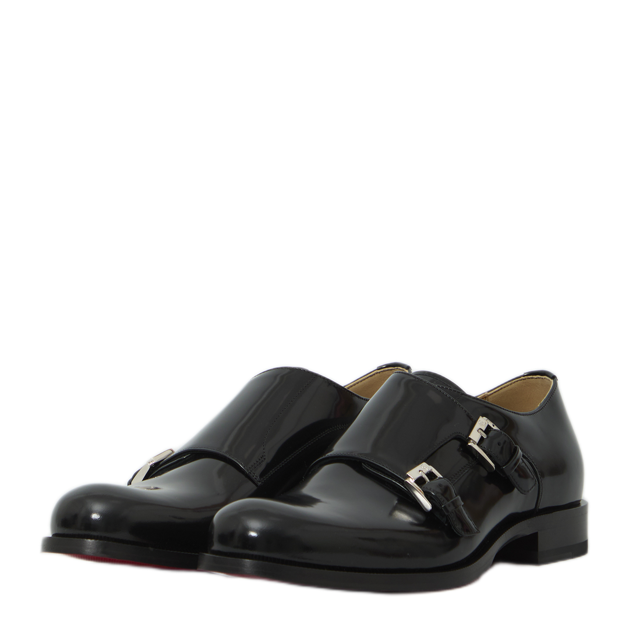 MAYFEYR - Christian Louboutin - Moustachou Monk Lace-Up Shoes - 3260268BK01
