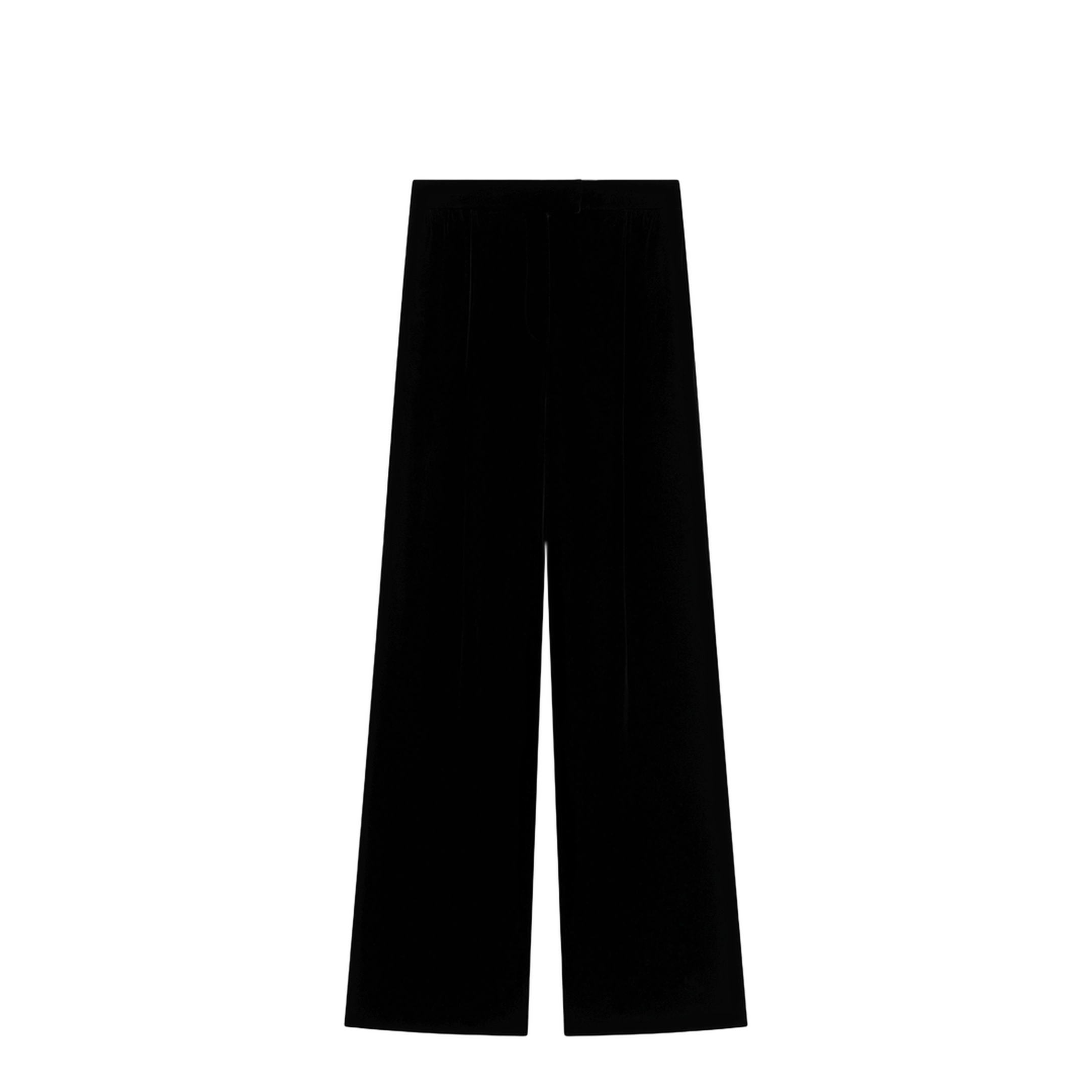 MAYFEYR - Valentino - Black Viscose-Blend Trousers - 9B3RB7579Q90NO