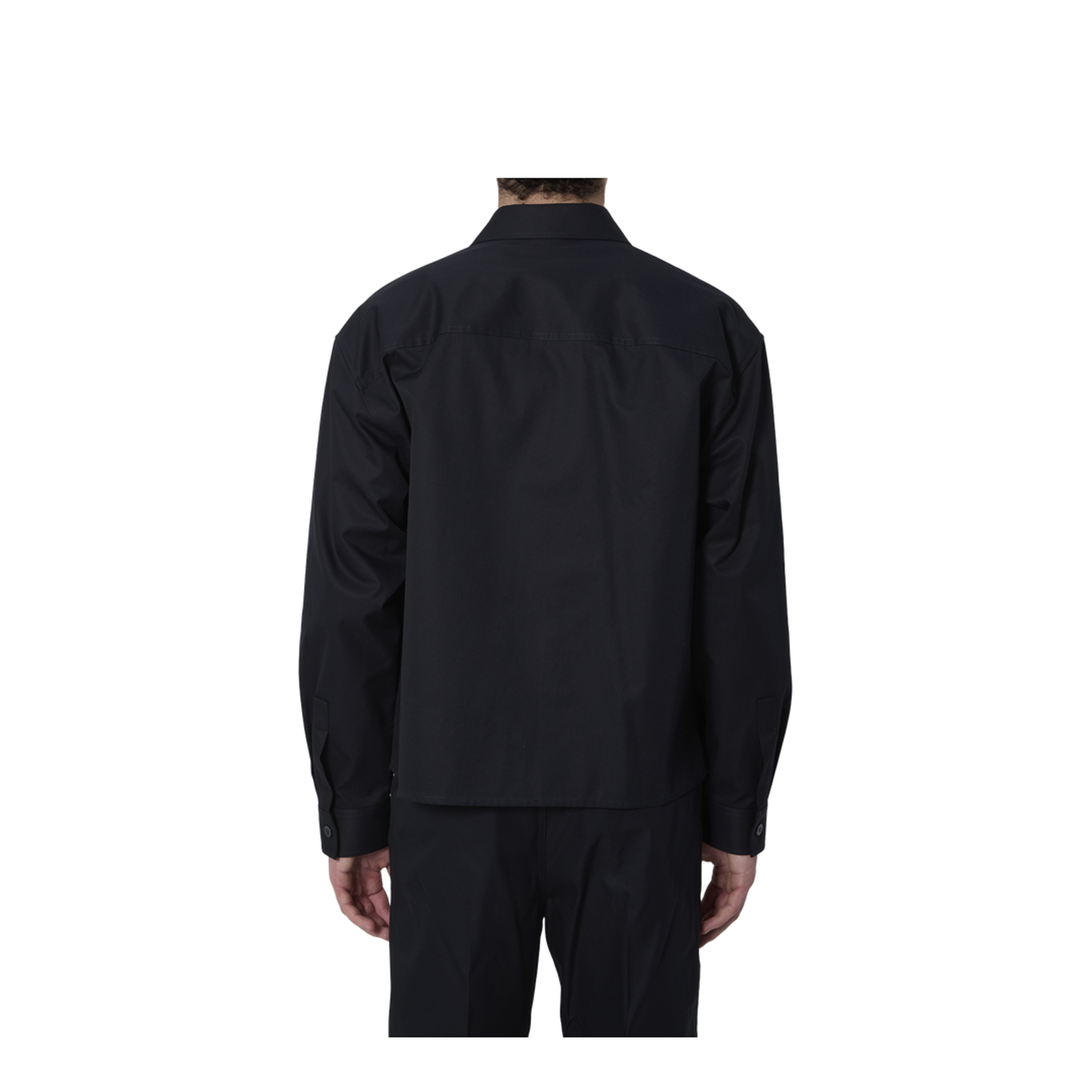 MAYFEYR - Gucci - Cotton Twill Shirt With Print In Dark Blue - 851711ZAQH54440