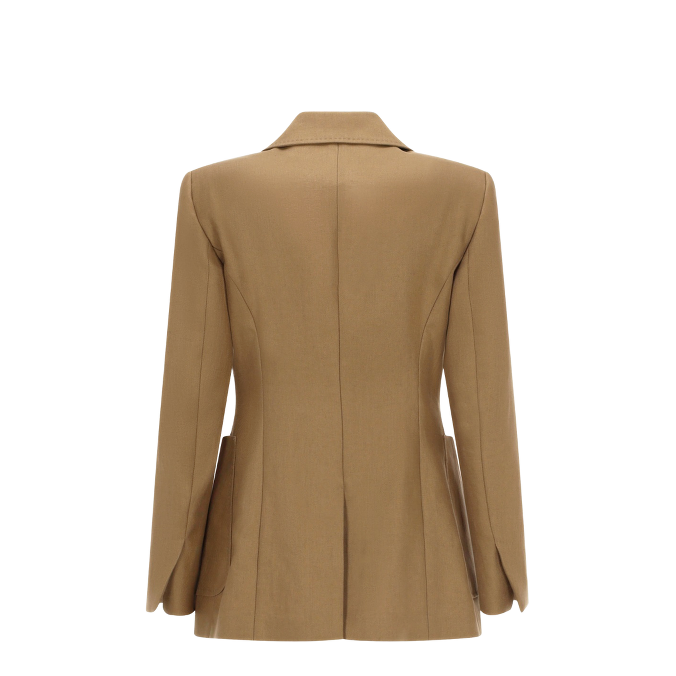 VOLONTA' SINGLE BREAST BLAZER DIAGONAL LINEN