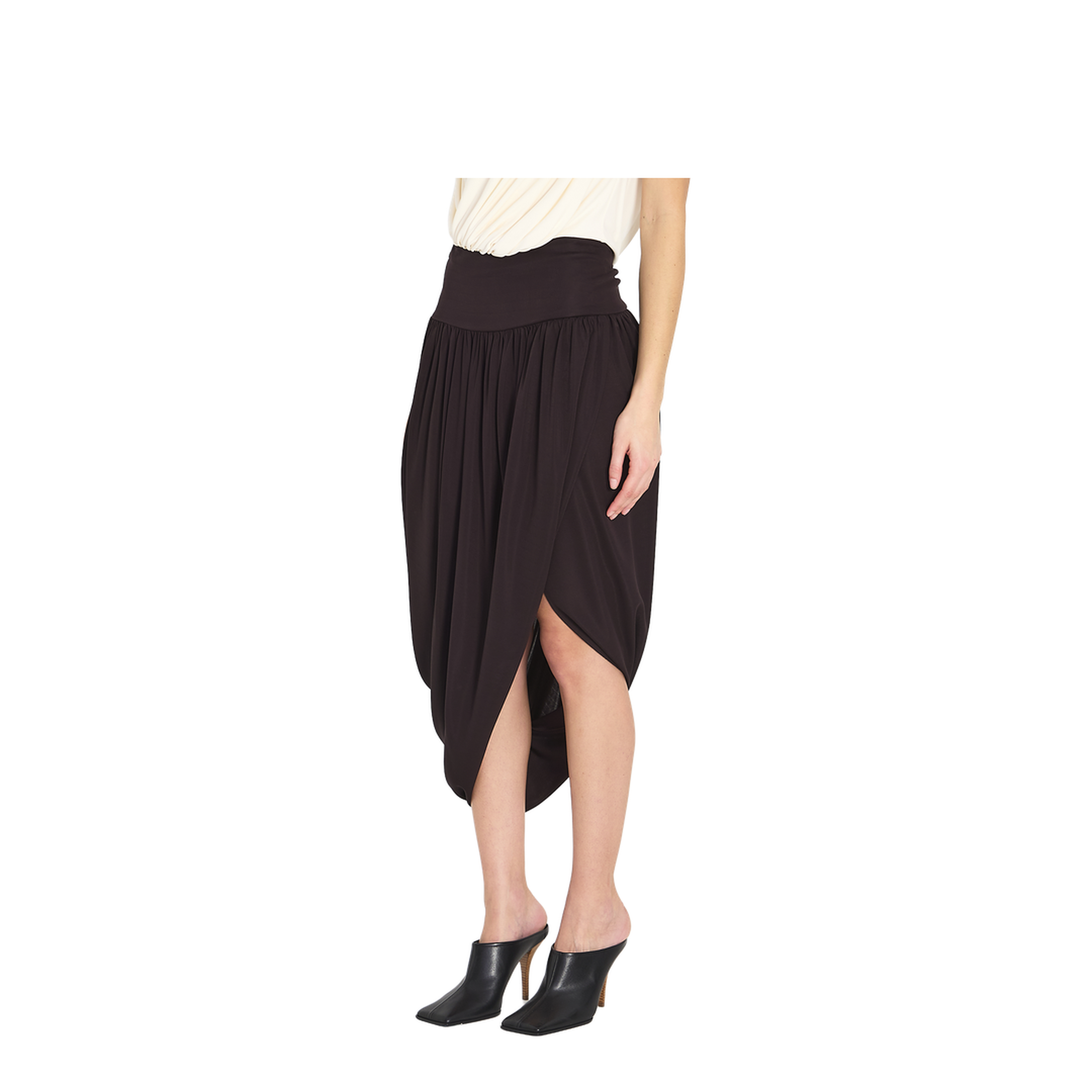 Twisted Midi Skirt