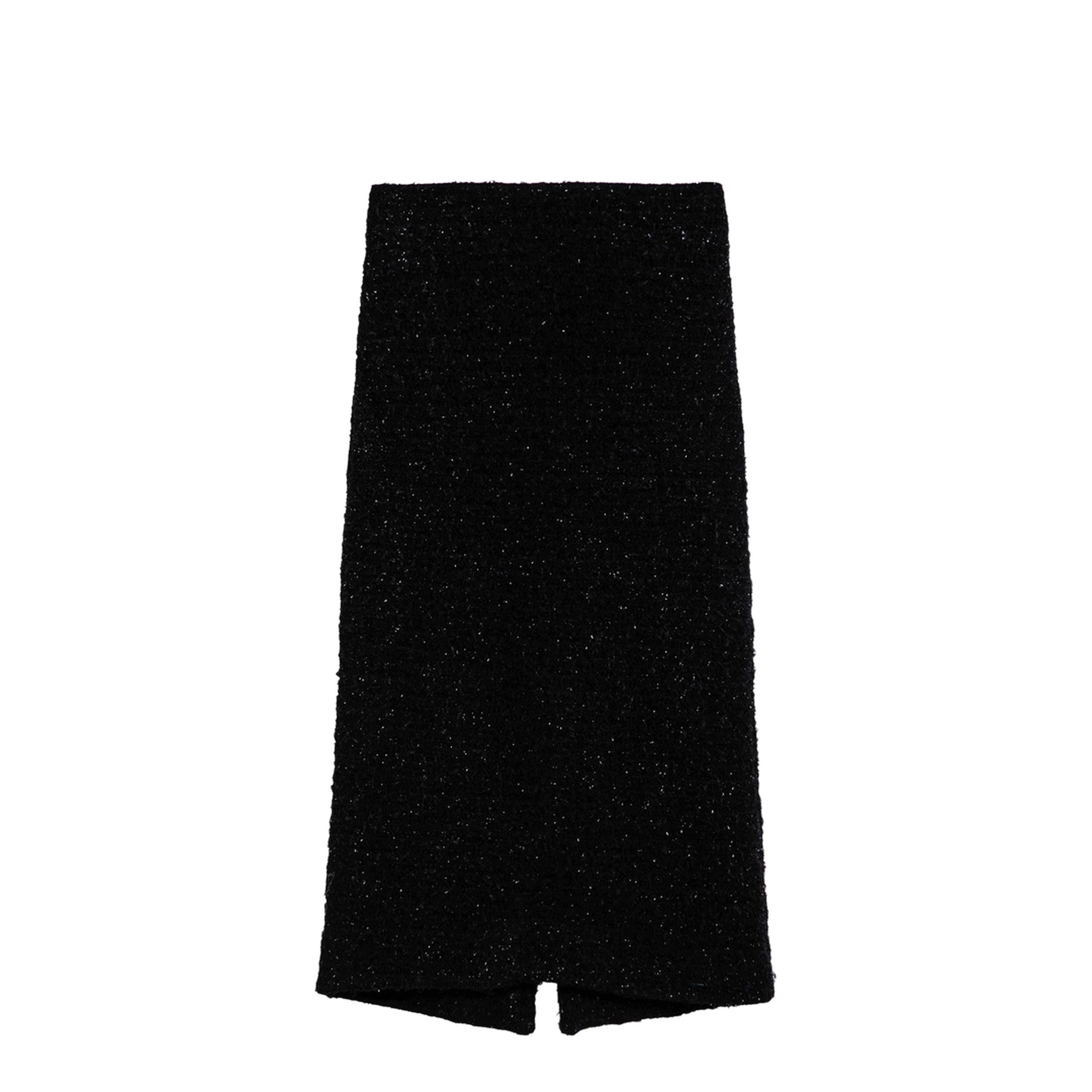 Tweed Midi Skirt