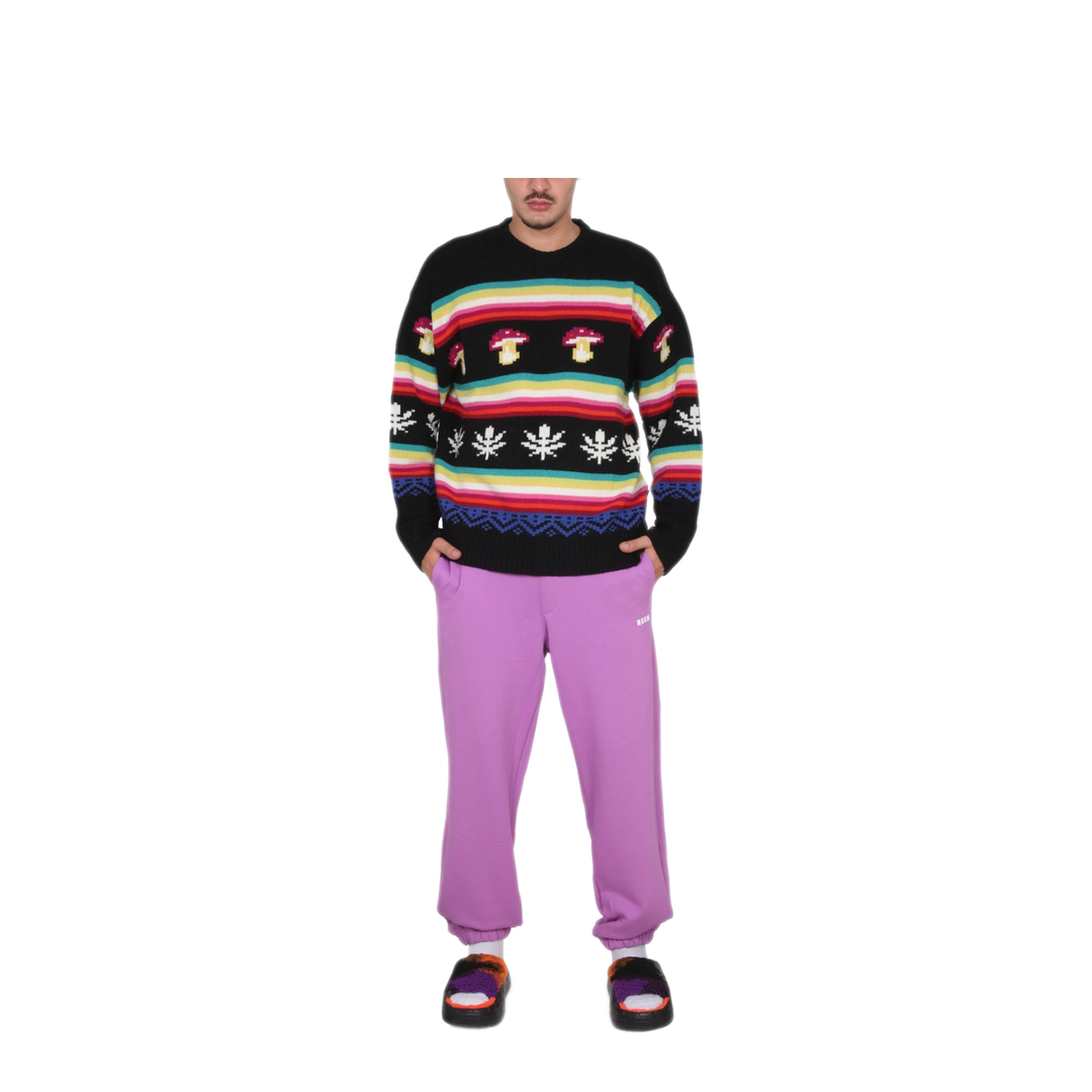 MAYFEYR - MSGM - Wool Crew Neck Sweater - 3340MM13122757403