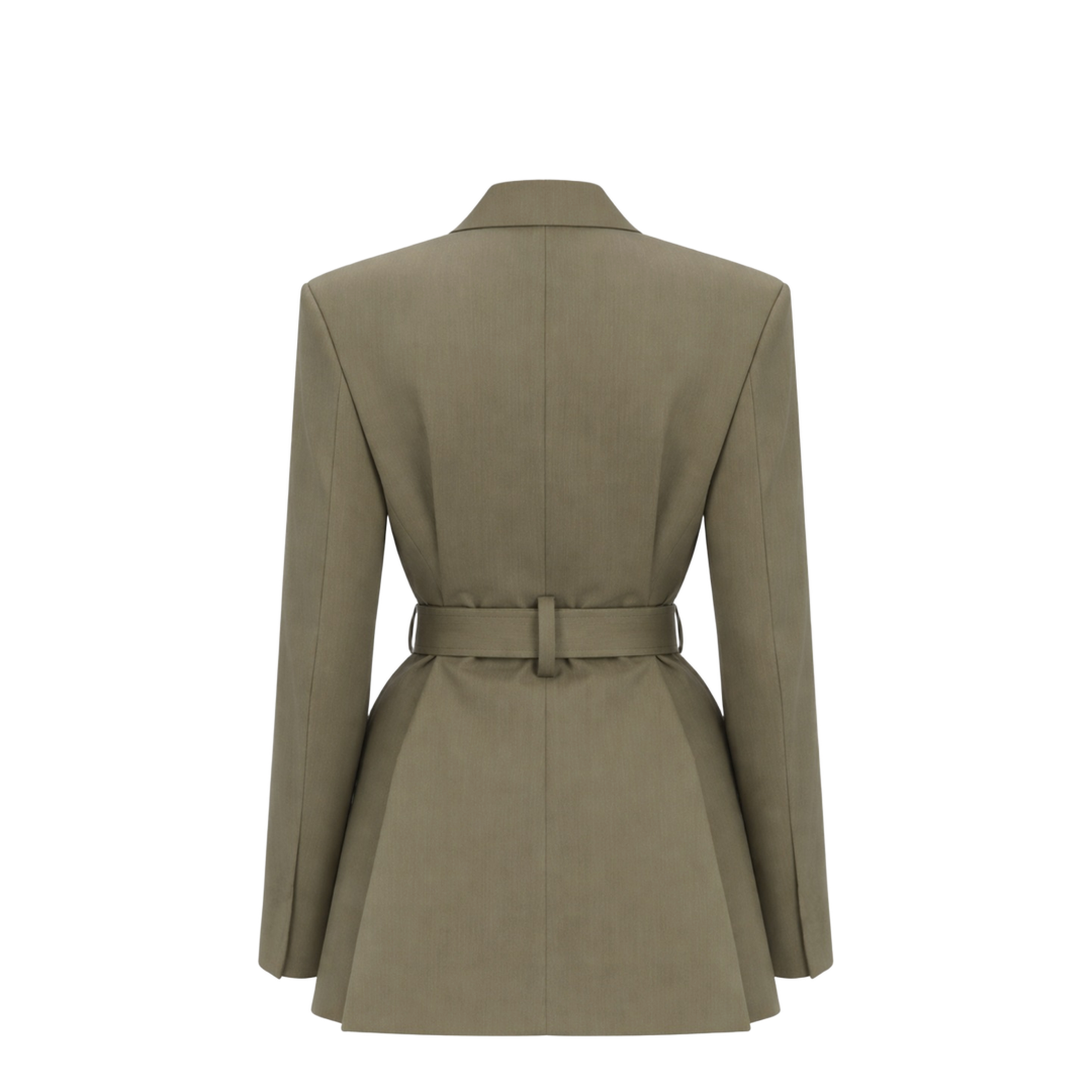 Tailored Blazer With Belt