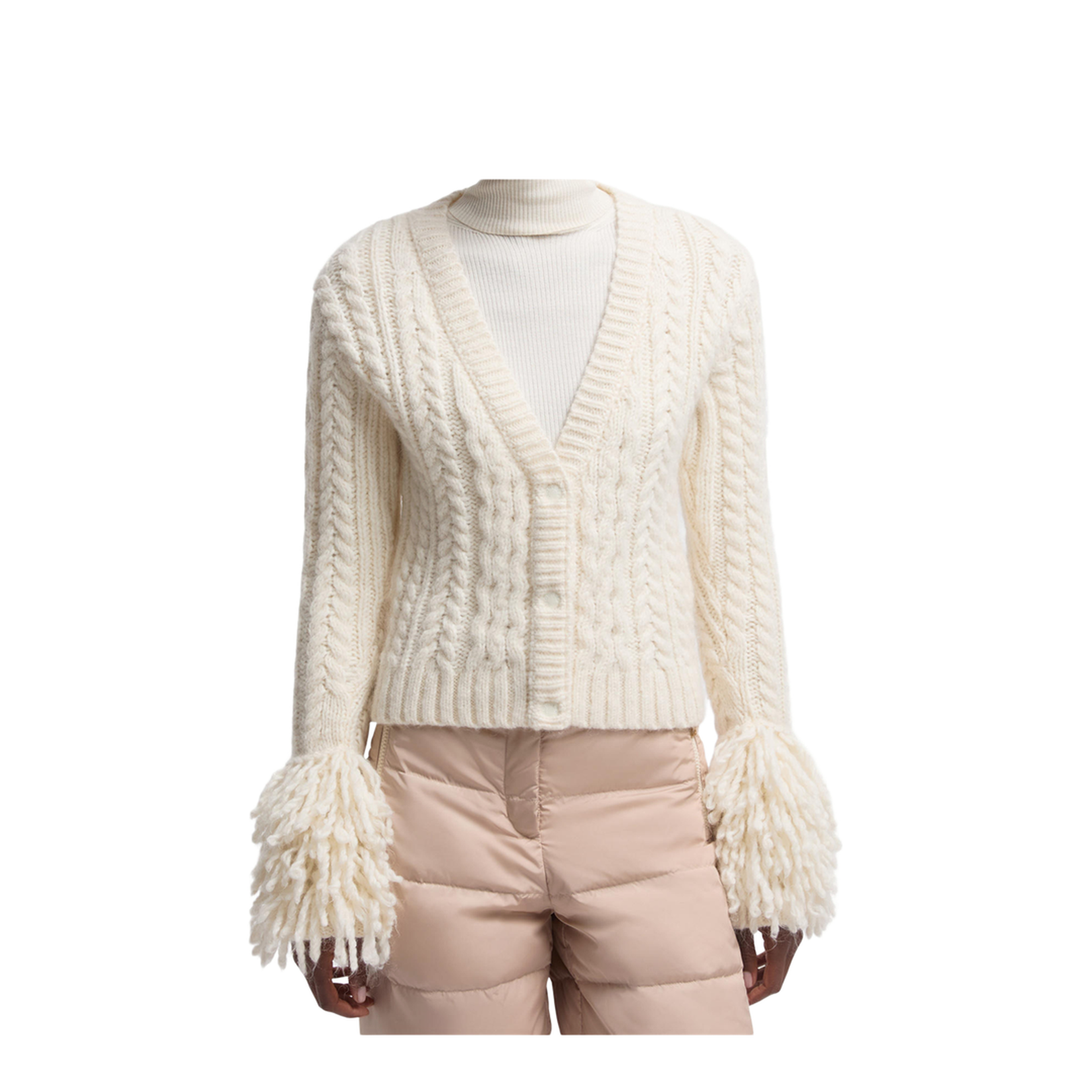 Alpaca Blend V-Neck Cardigan