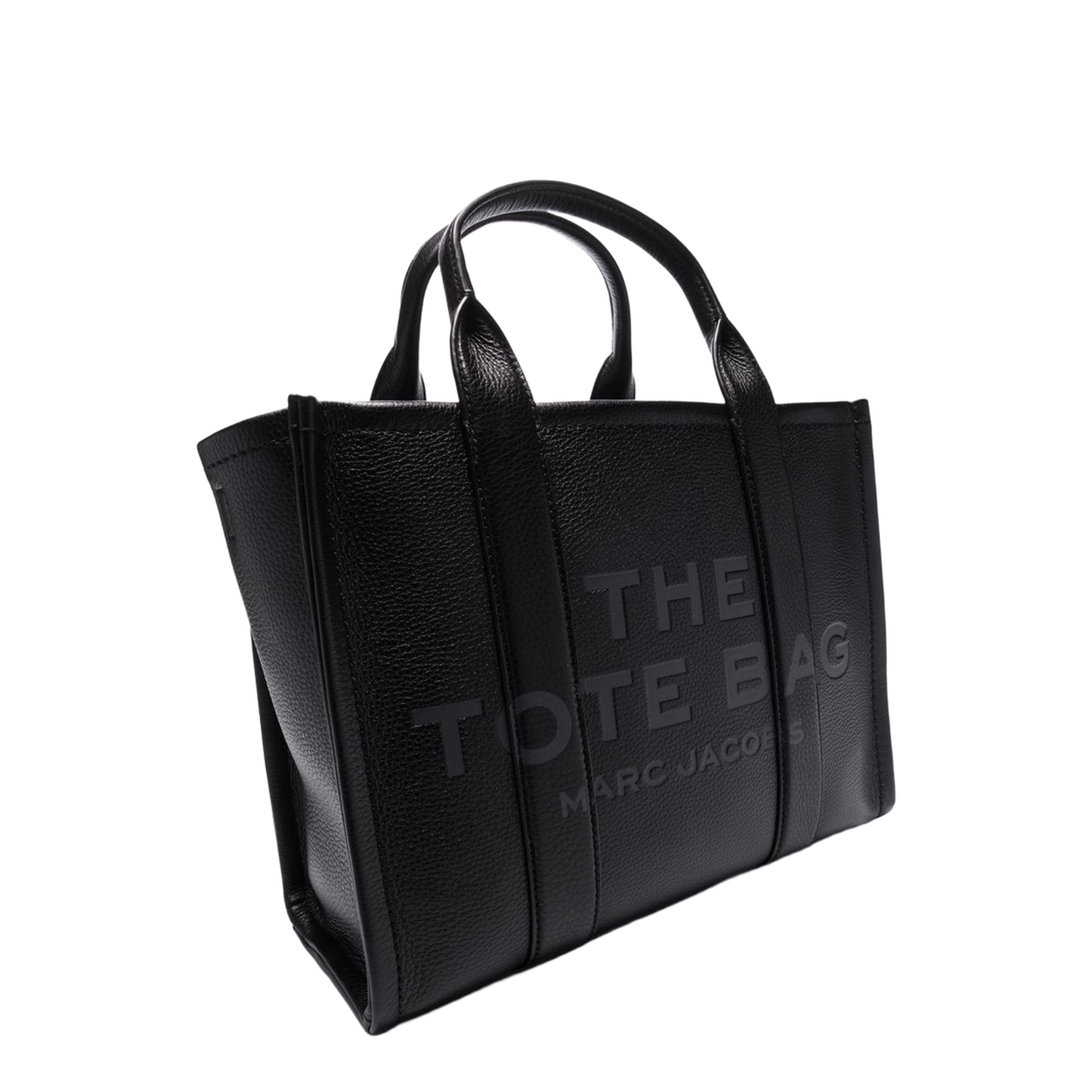 Medium Tote Bag In Black Leather