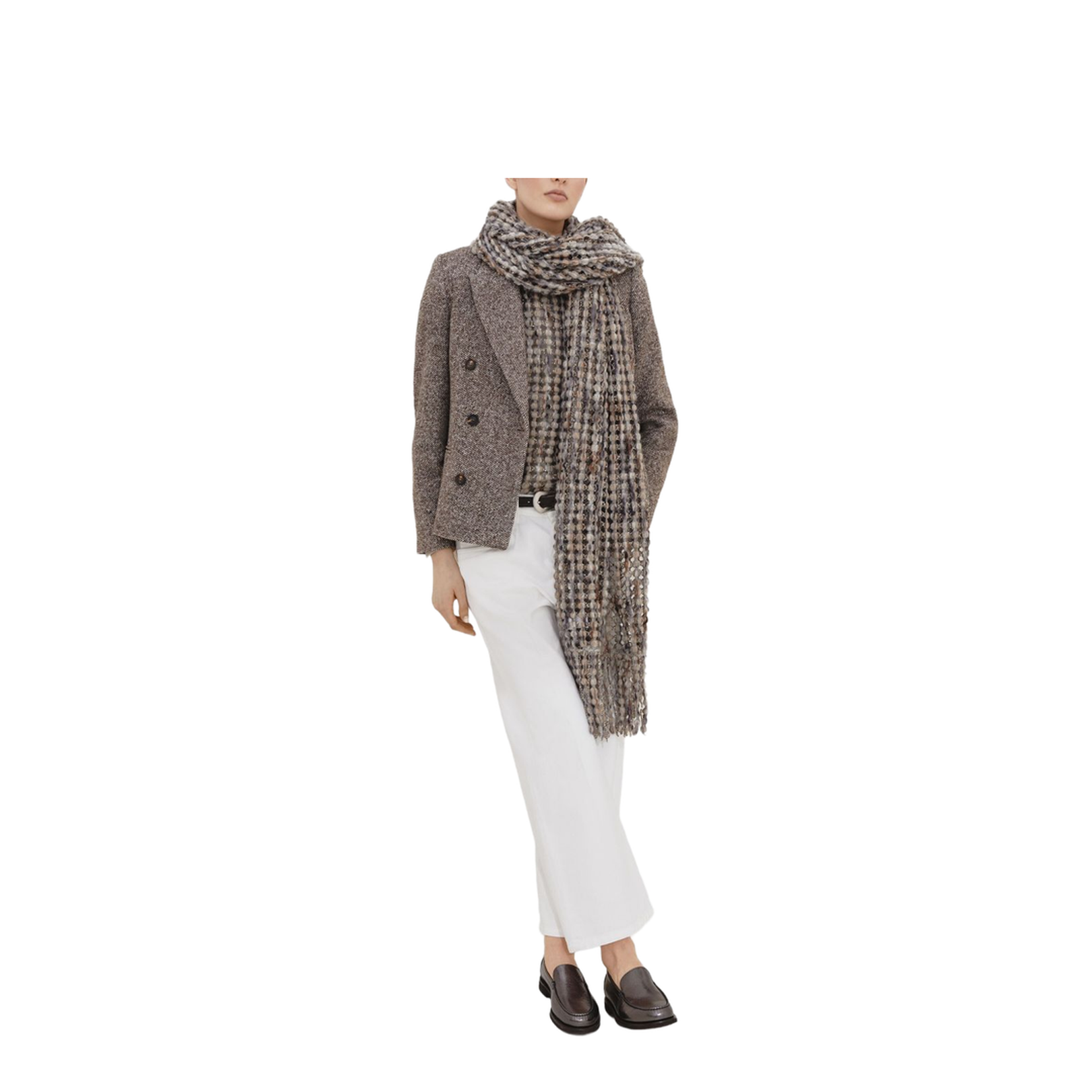 Double-breasted Silk Blend Blazer