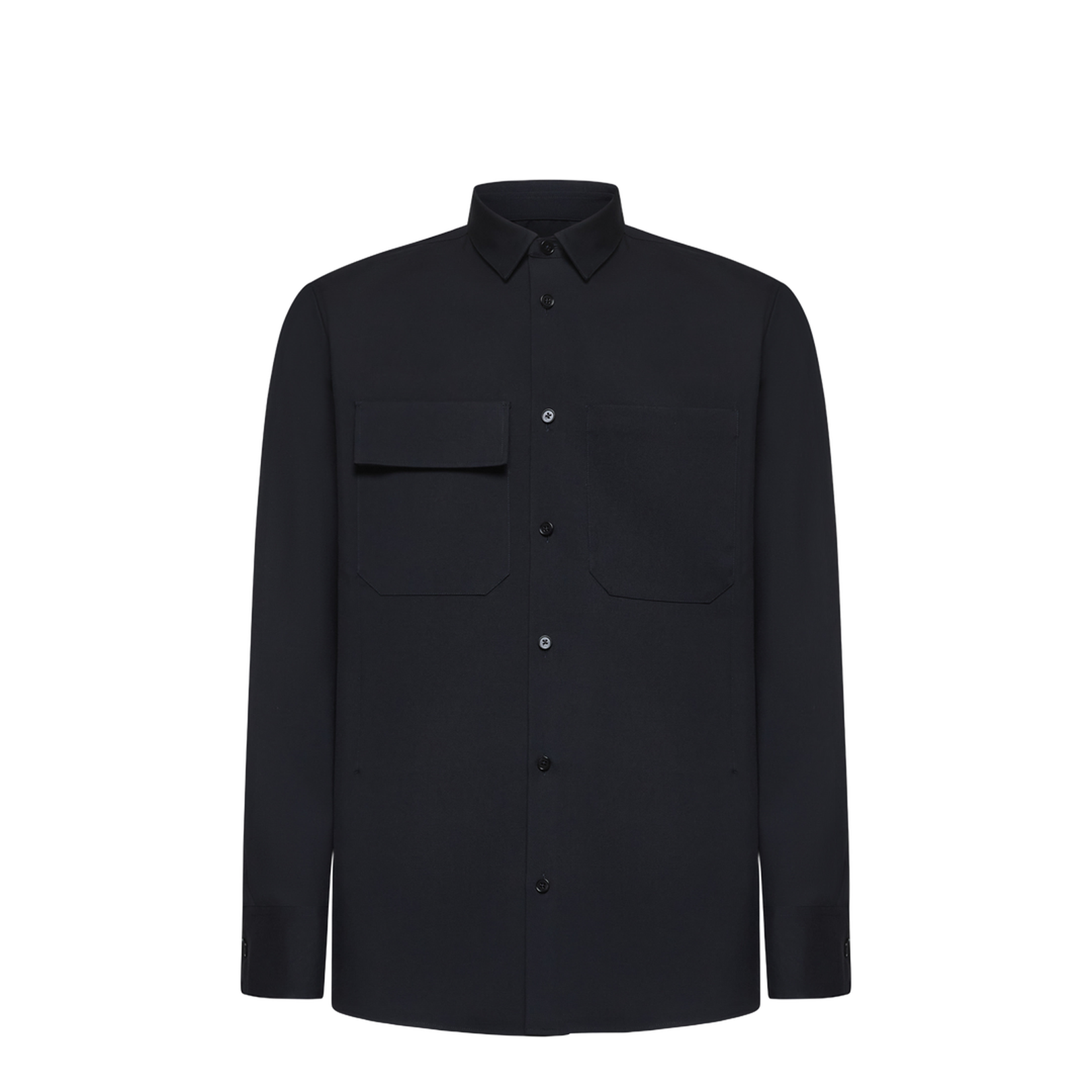 Lightweight Wool Gabardine Shirt
