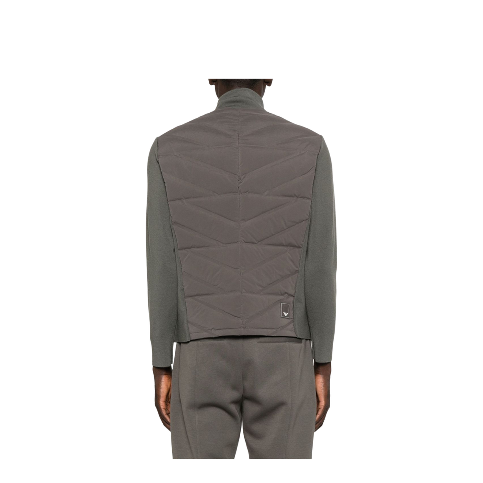 Travel Essentials Two-Piece Effect Full-Zip Down Jacket