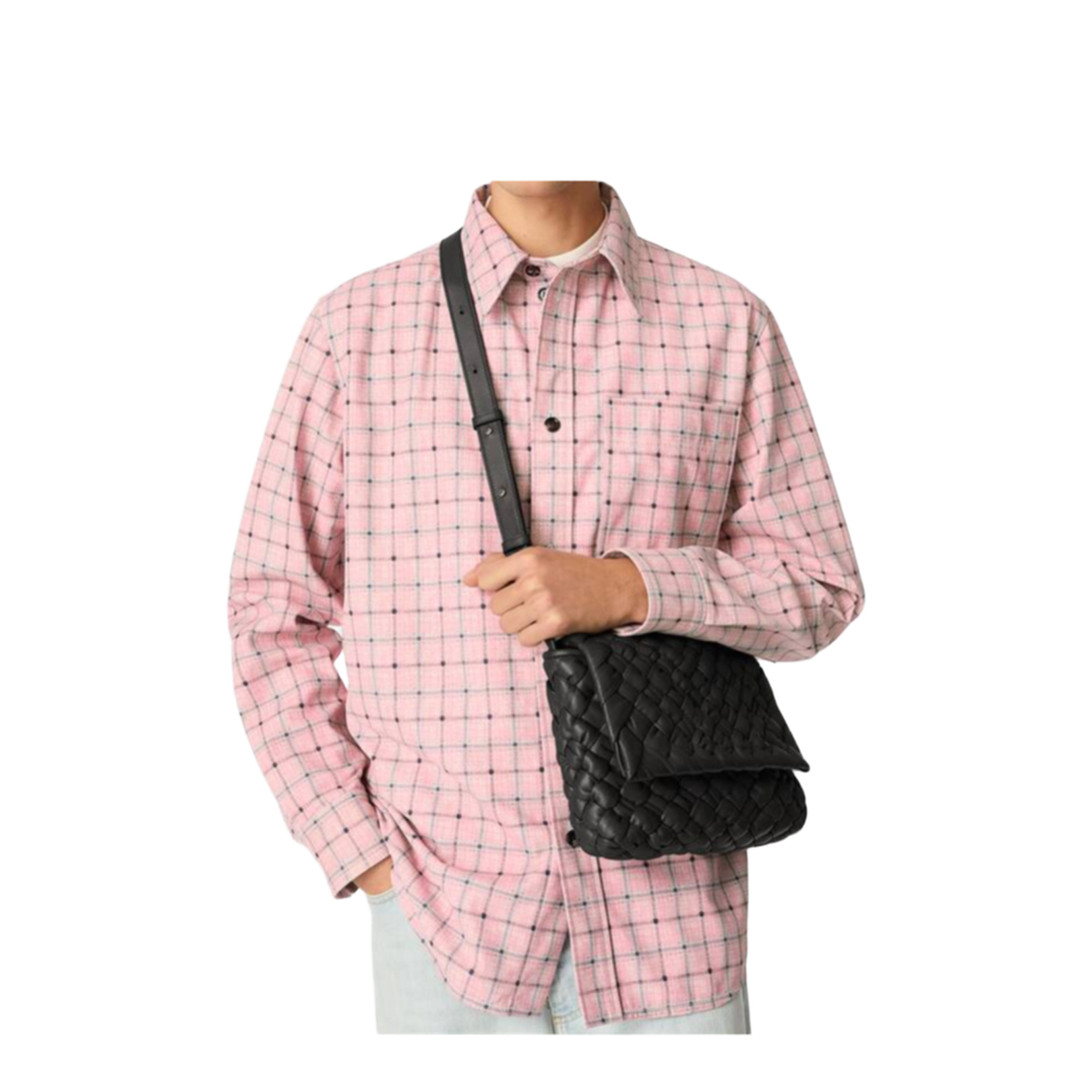 Rumple Leather Crossbody Bags - Black