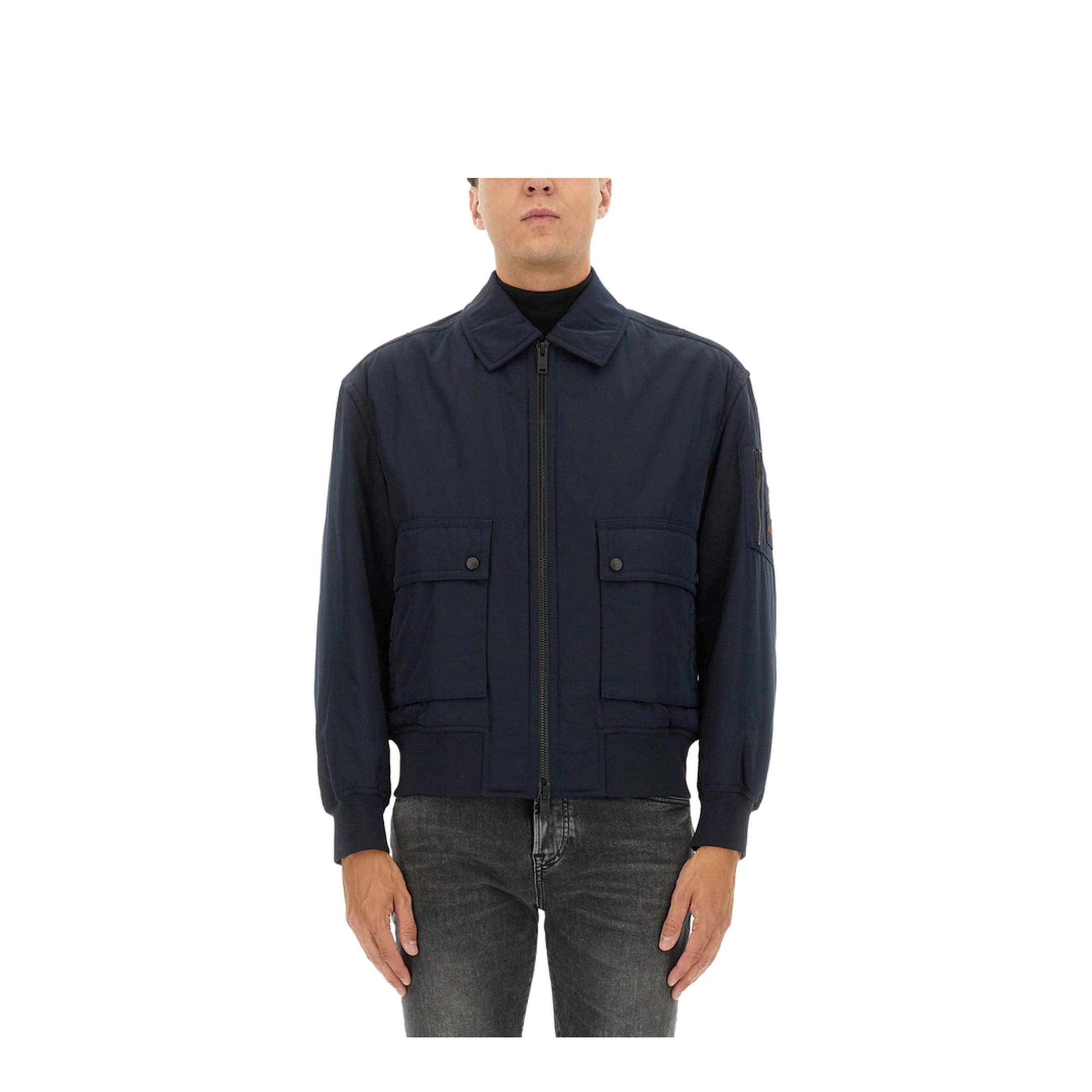 Bomber Jacket with Removable Lining