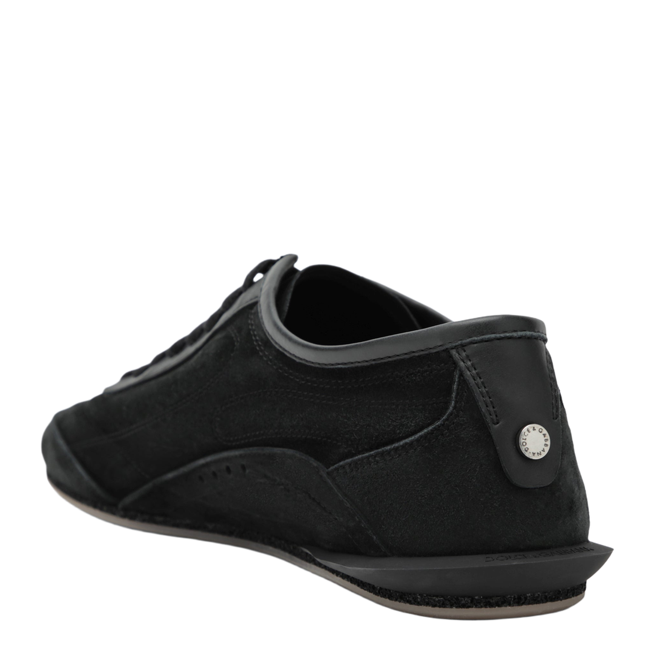 MAYFEYR - Dolce & Gabbana - Black Sailing Raffia Trainers - CS2473A095080999