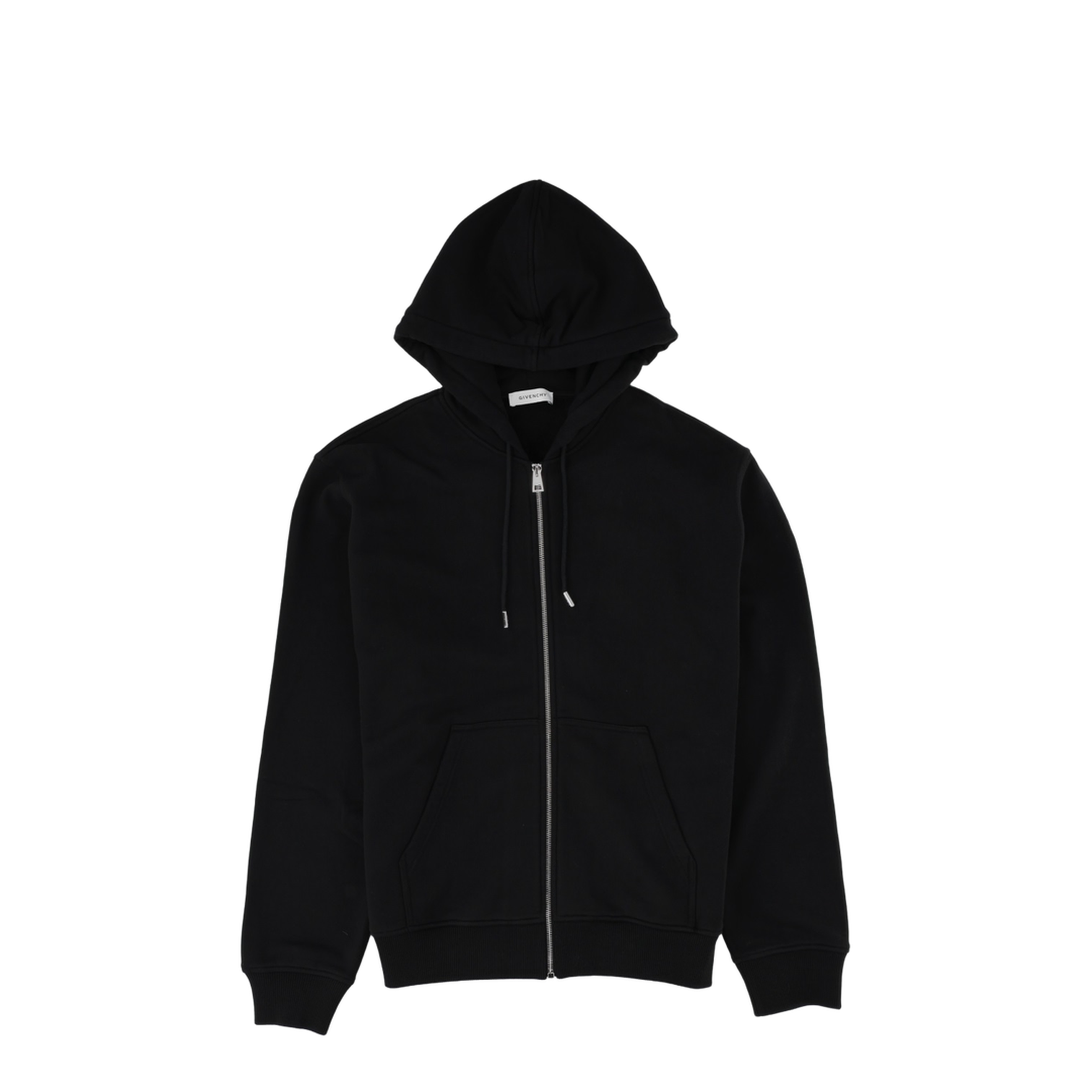 Hooded Cotton Sweatshirt In Black