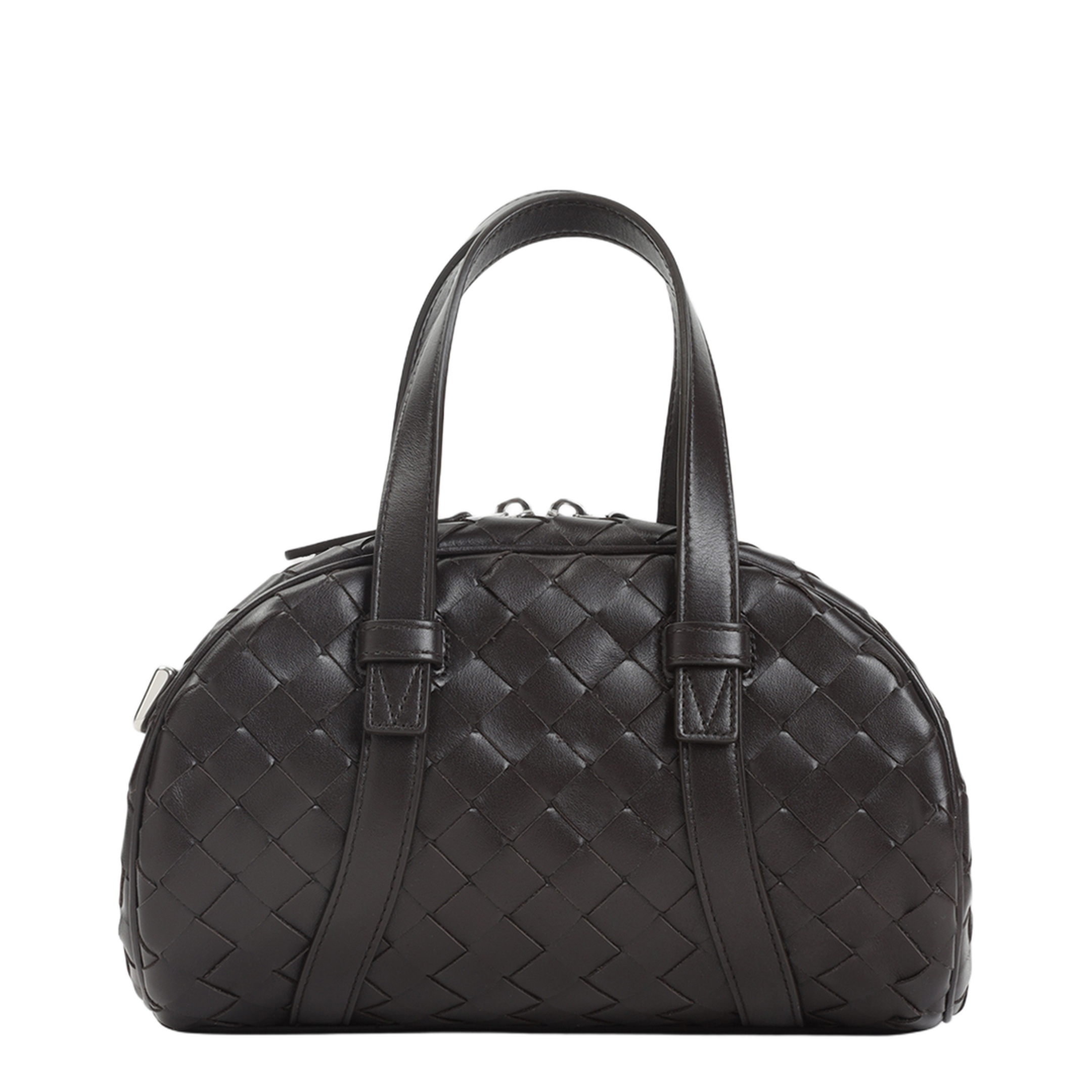 Shoulder Bag with Woven Design