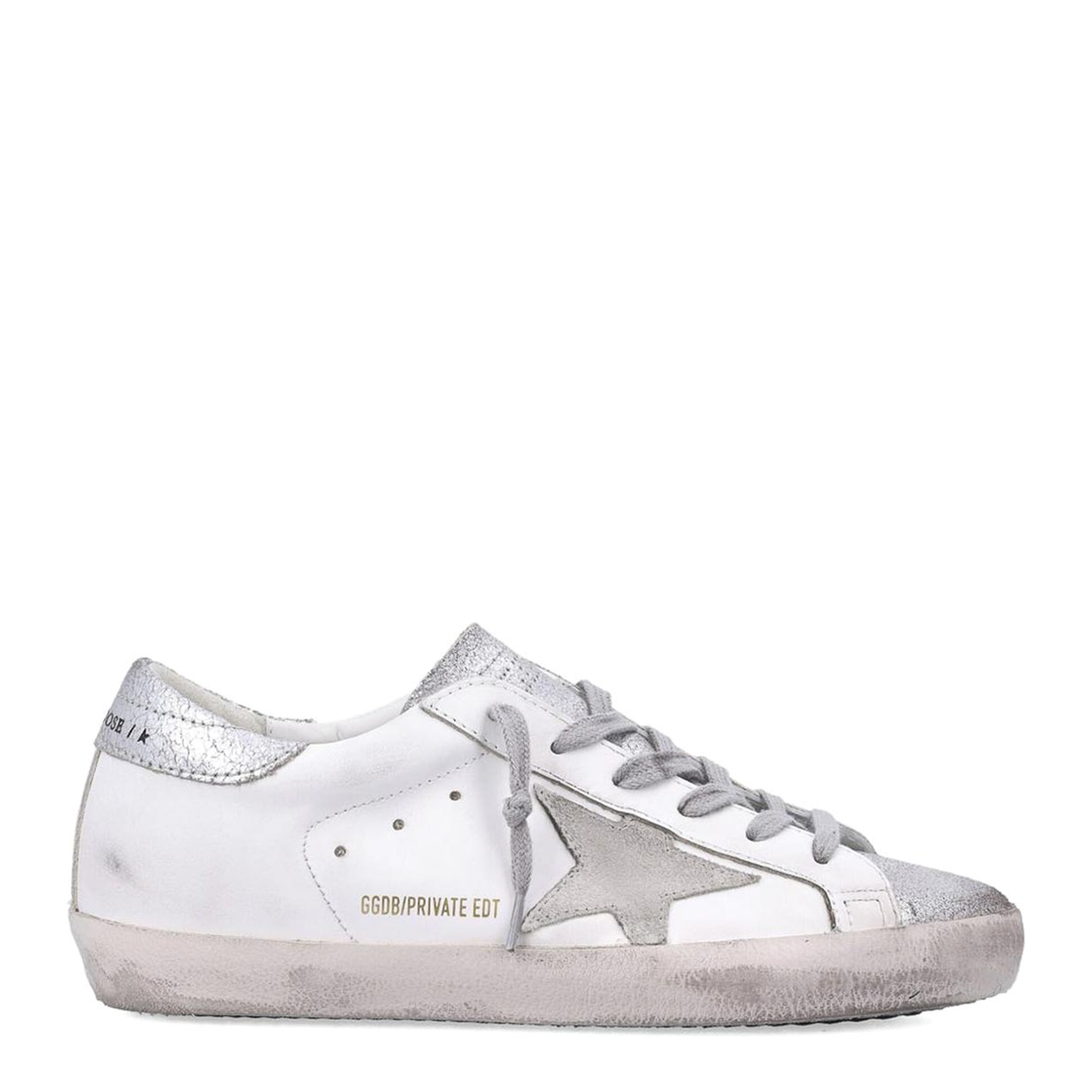 Super-Star Leather Upper and List Suede Star Laminated Suede Toe and Heel