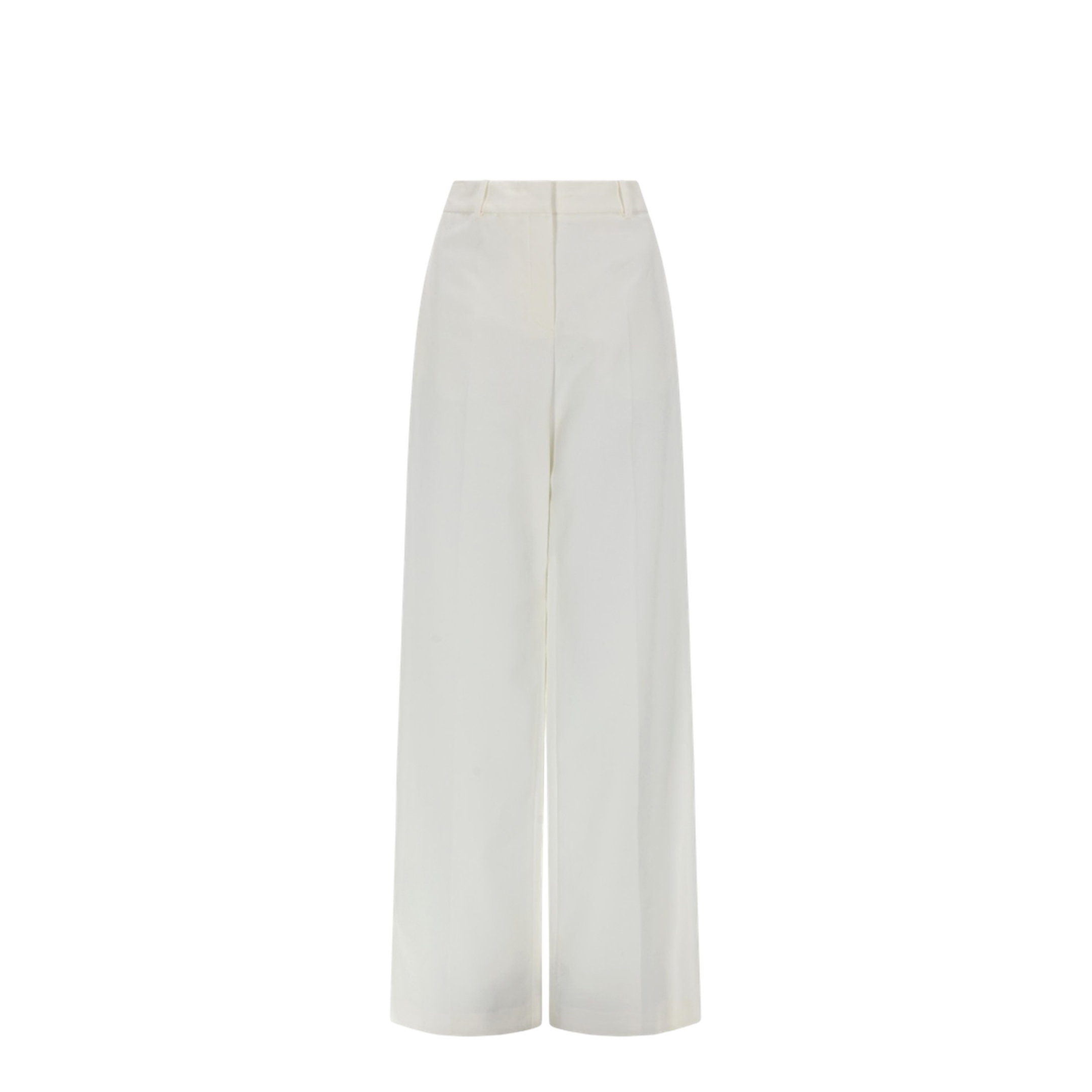 White Cotton Trousers