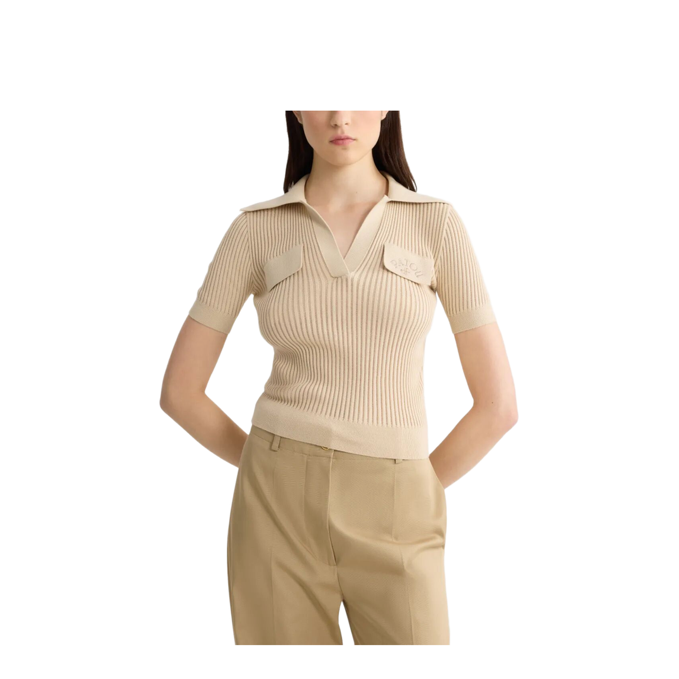MAYFEYR - Patou - Embroidered Knitted Cotton Polo Shirt - KN3418094