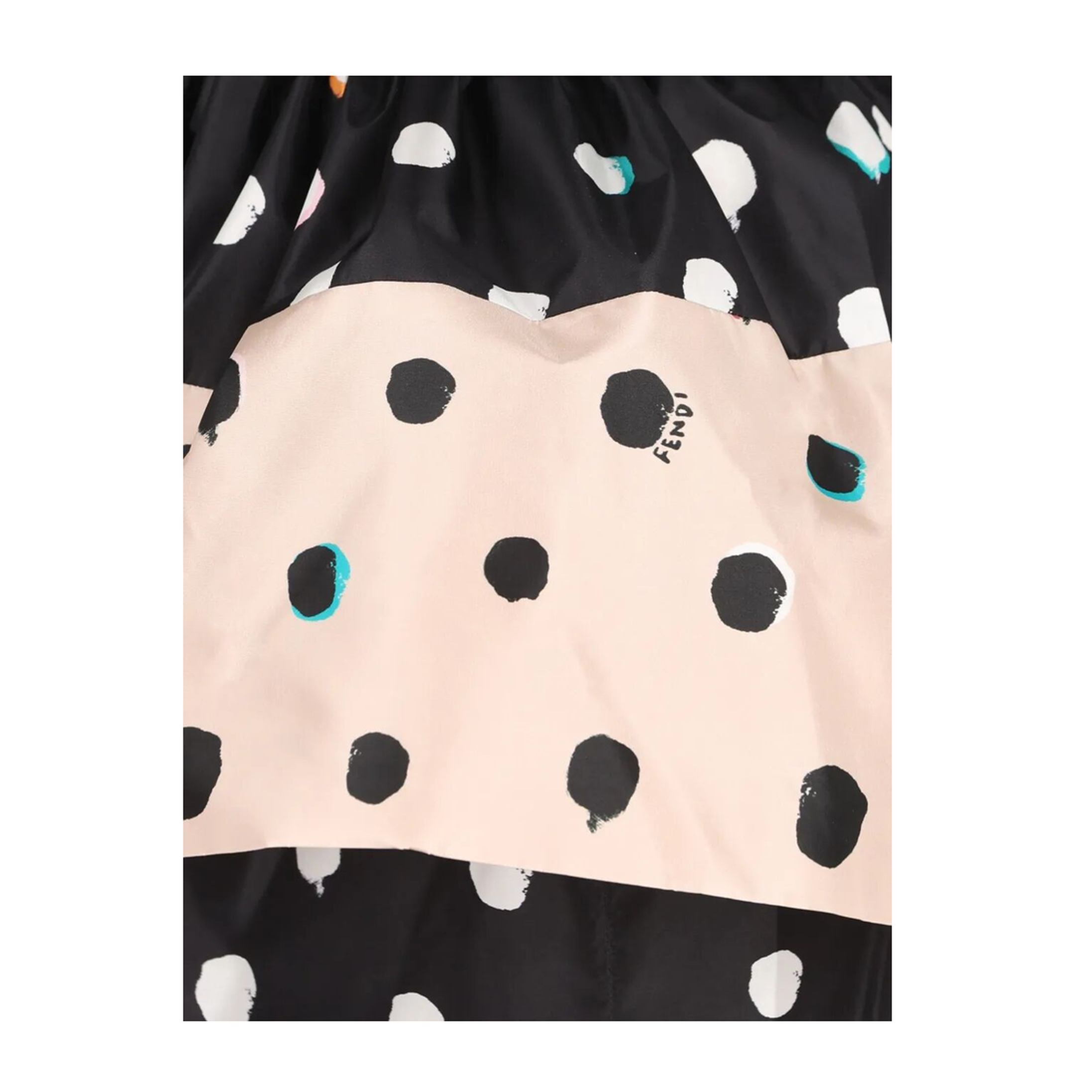 MAYFEYR - Fendi - Dots-Print Taffeta Bustier Dress - FDD509AVJQ