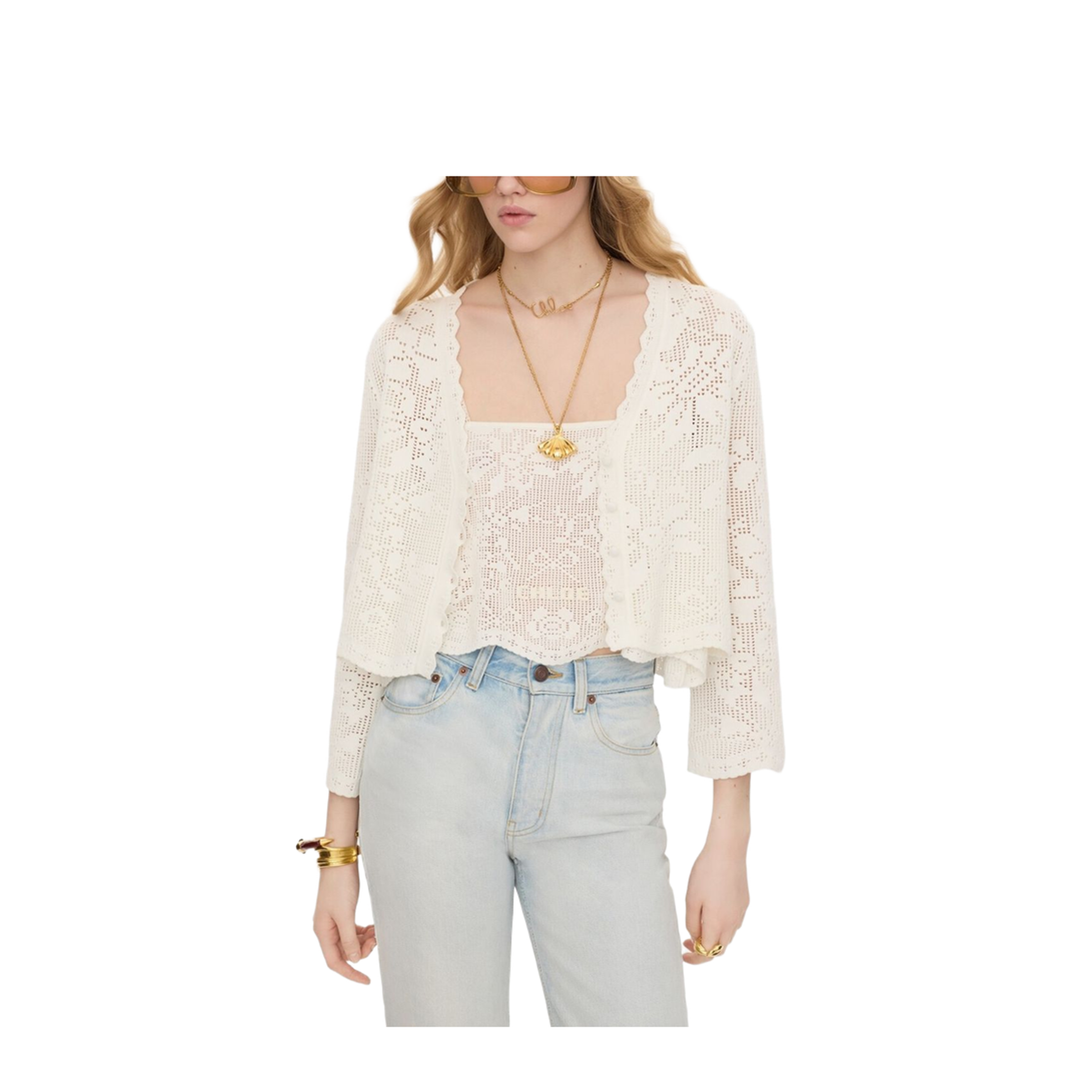 MAYFEYR - Chloè - Sweaters White - CH26AMC10850101
