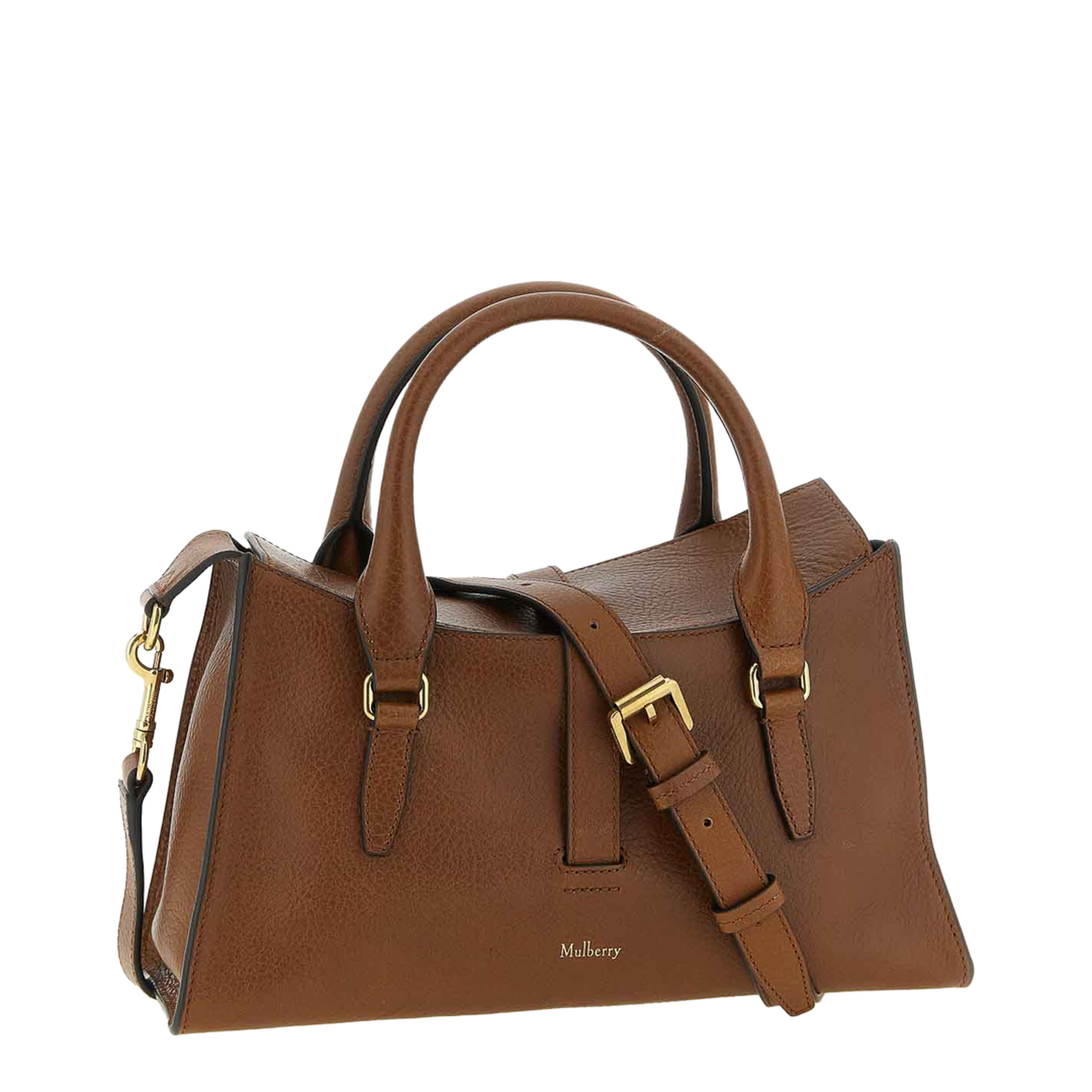 Small Handbag With Adjustable And Removable Shoulder Strap And Two Front Pockets In Leather