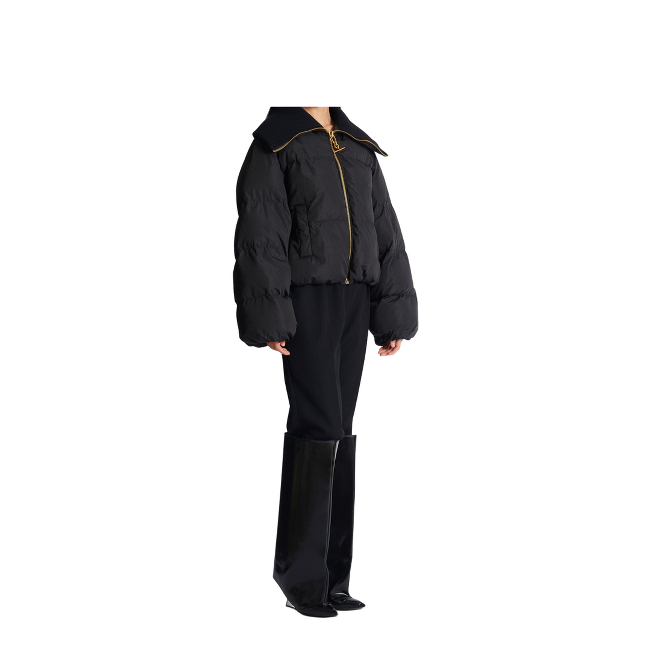 Cropped Oversized Padded Jacket