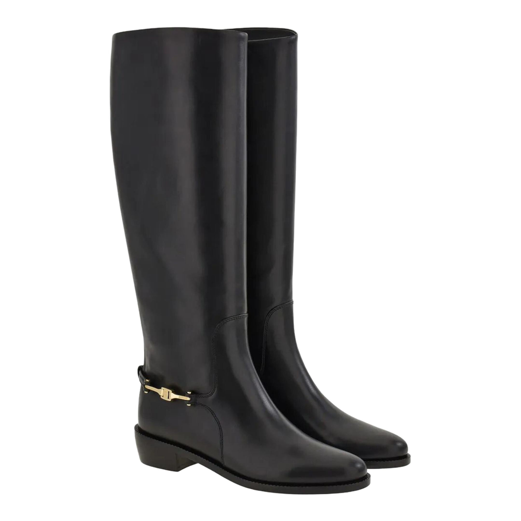 MAYFEYR - Ferragamo - F Buckle Therma Knee Riding Boots - 01K2260784901