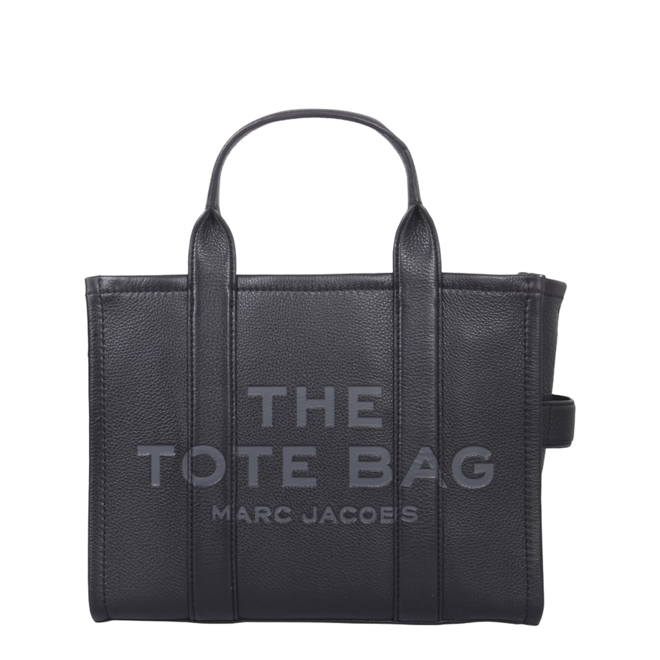 Medium Tote Bag In Black Leather