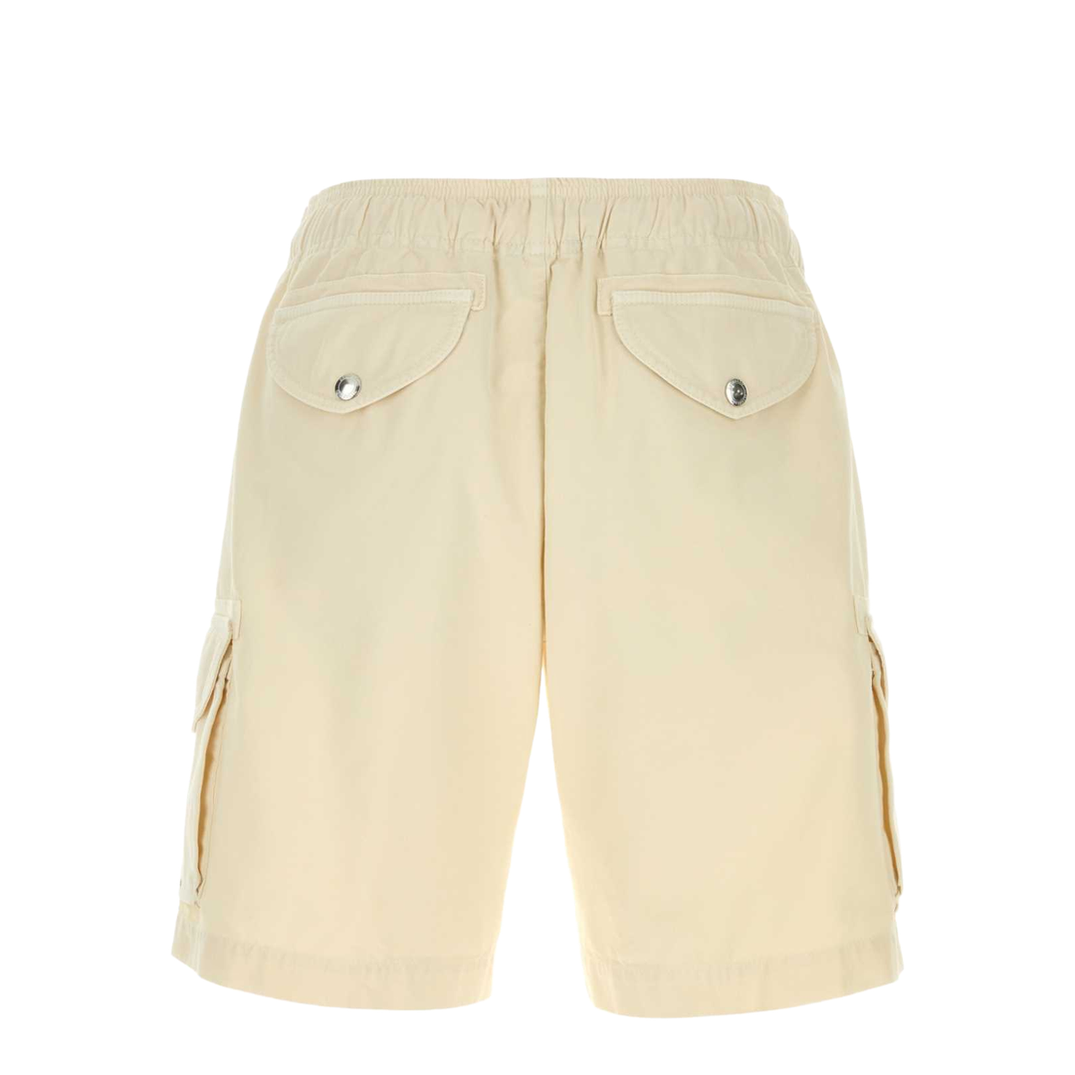 Cream Cotton Bermuda Shorts