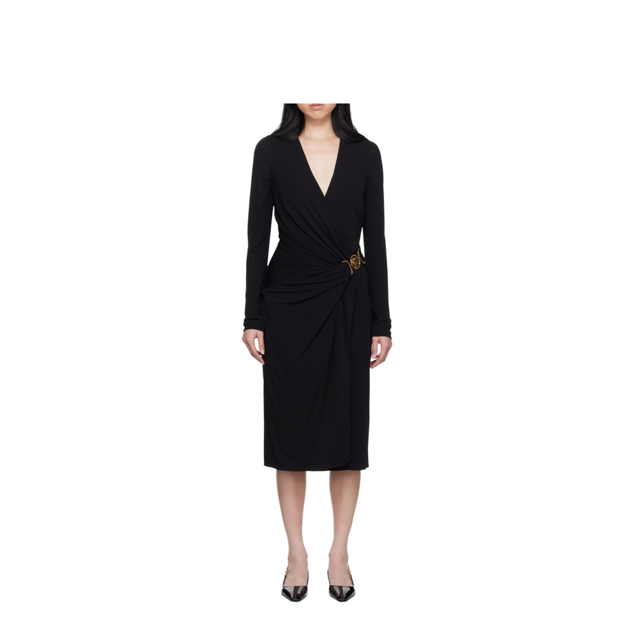 Black Stretch Viscose Dress