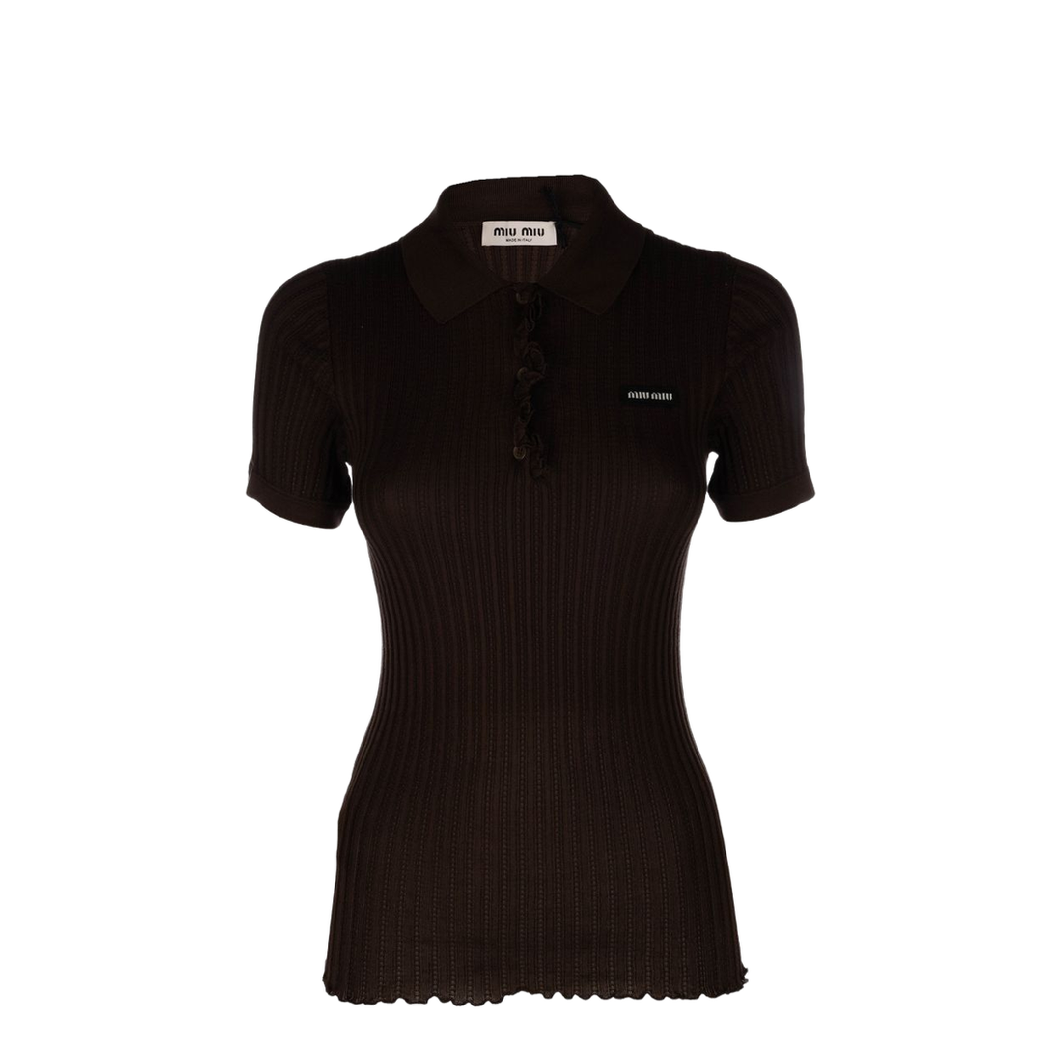 MAYFEYR - Miu Miu - T-Shirts And Polos Brown - MML06U191XF0324