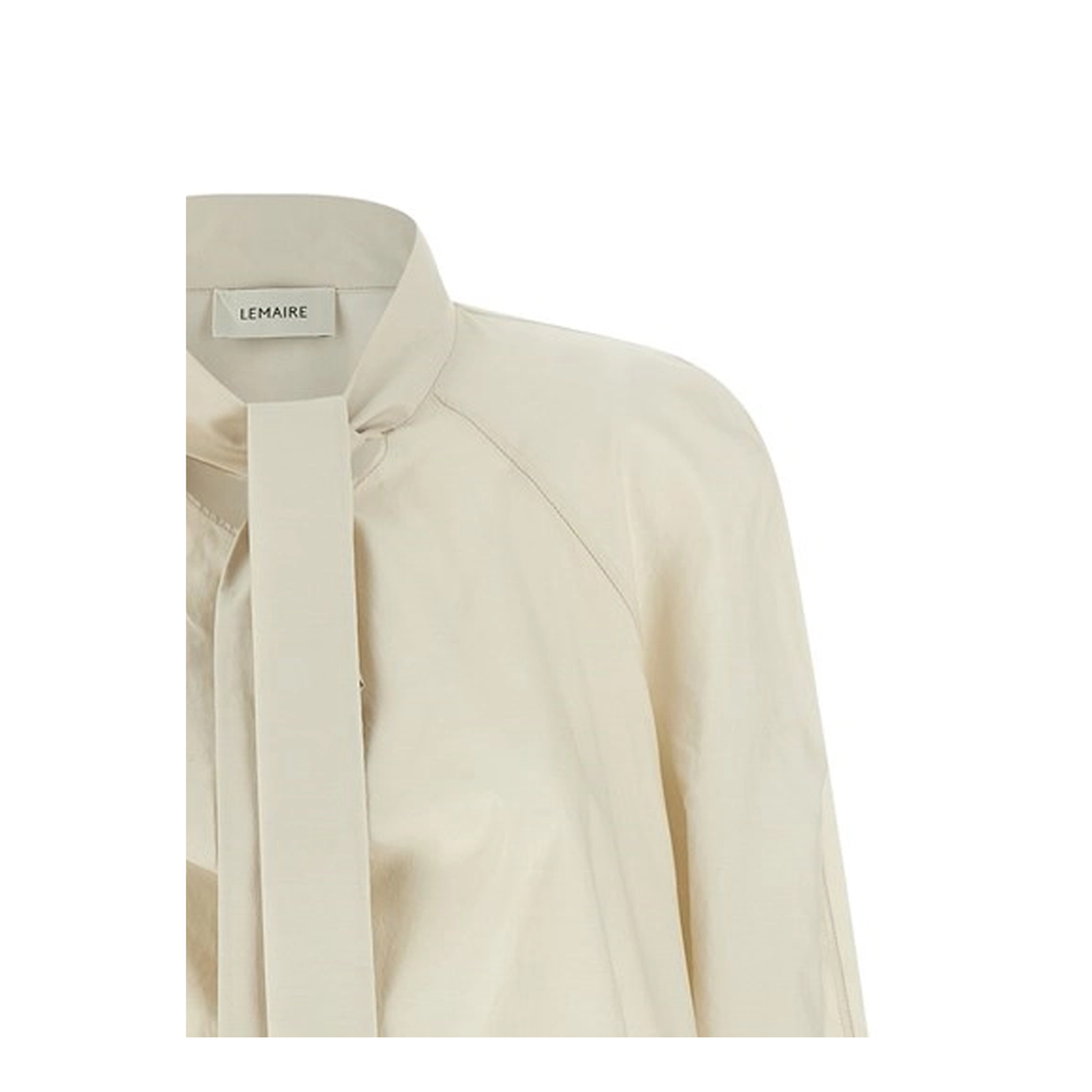 MAYFEYR - Lemaire - Ascot Collar Blouse - SH1218LF1500WH048