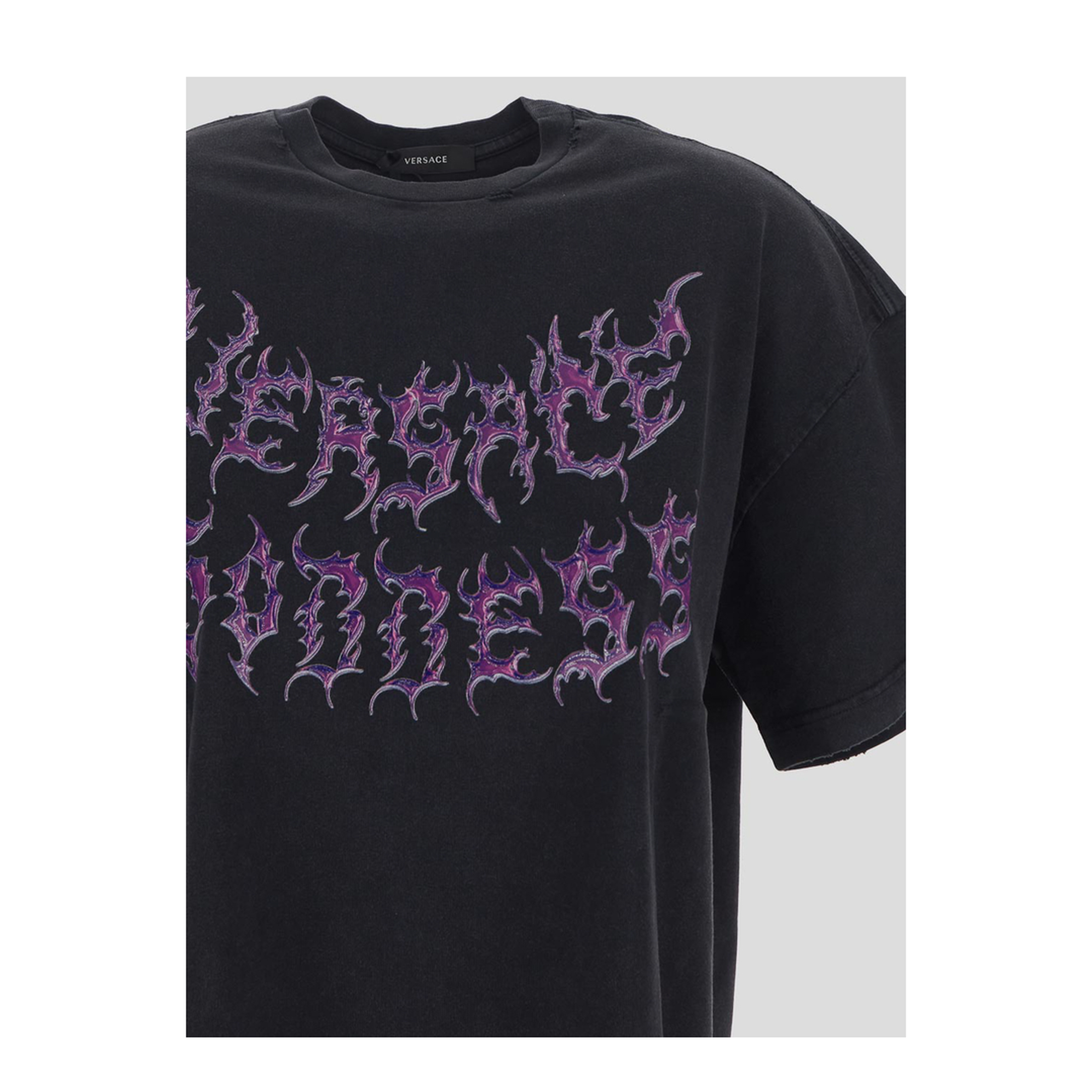 Logo-print Cotton T-shirt In Black