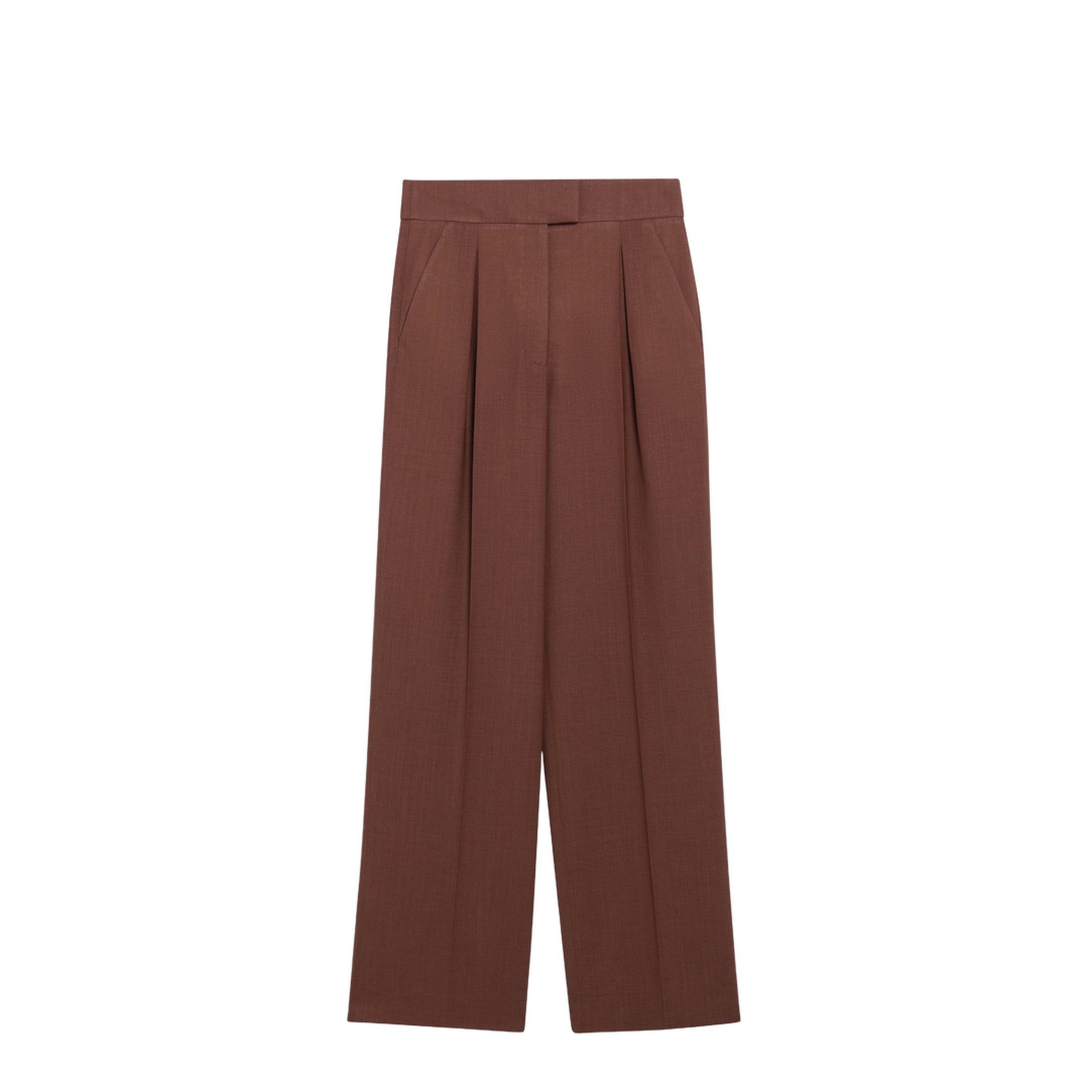 MAYFEYR - Valentino - Light Brown Wool Trousers - 9B3RB766AB31YF