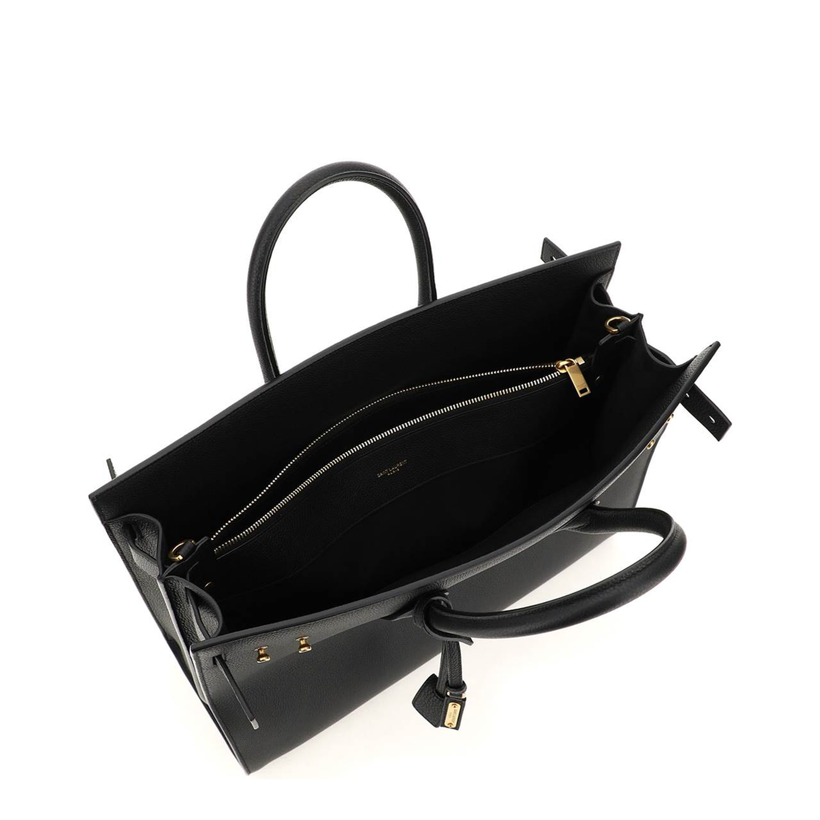 Sac de Jour Large Leather Handbags - Black