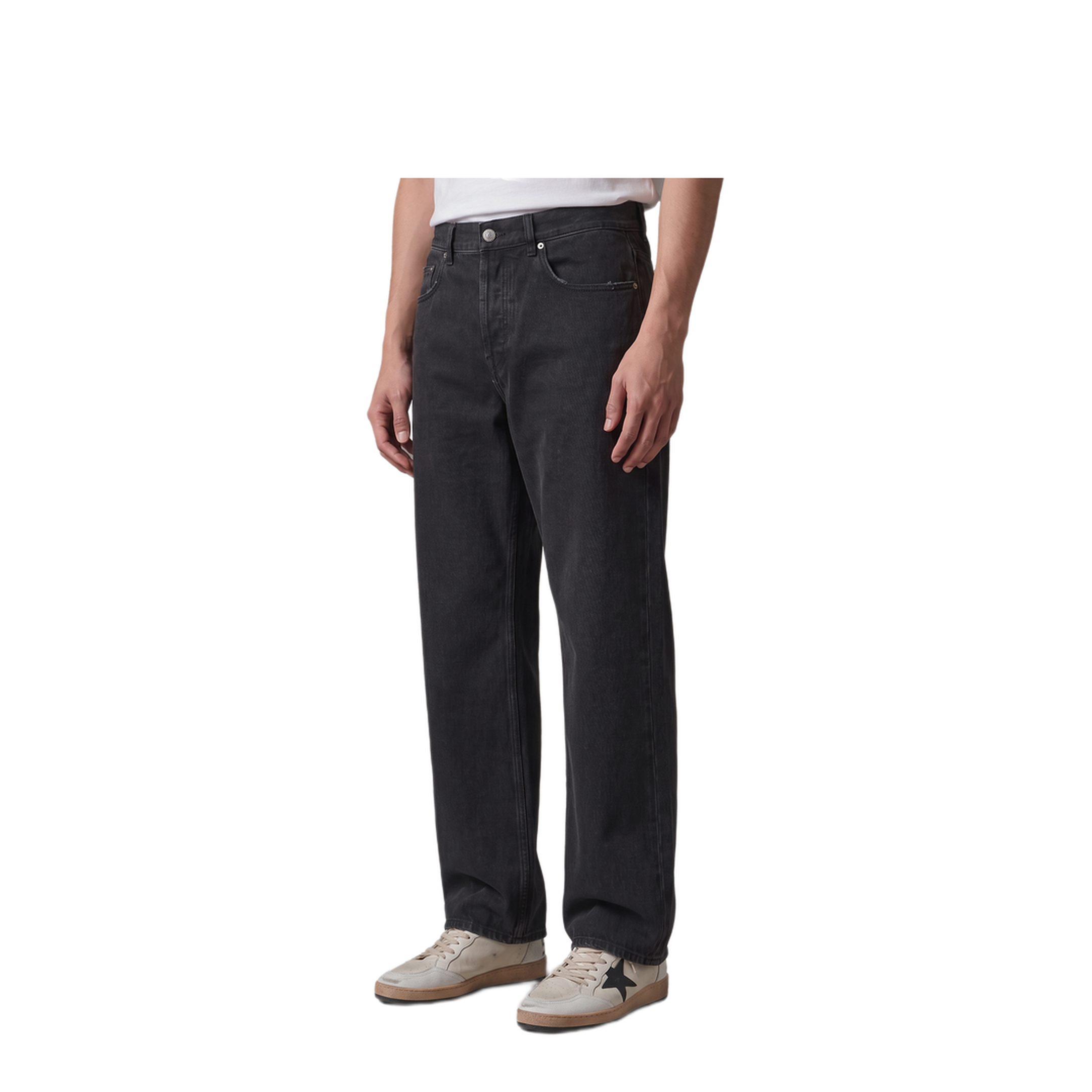 MAYFEYR - Golden Goose - Black Vintage-Effect Jeans - GMP01636P00062590100