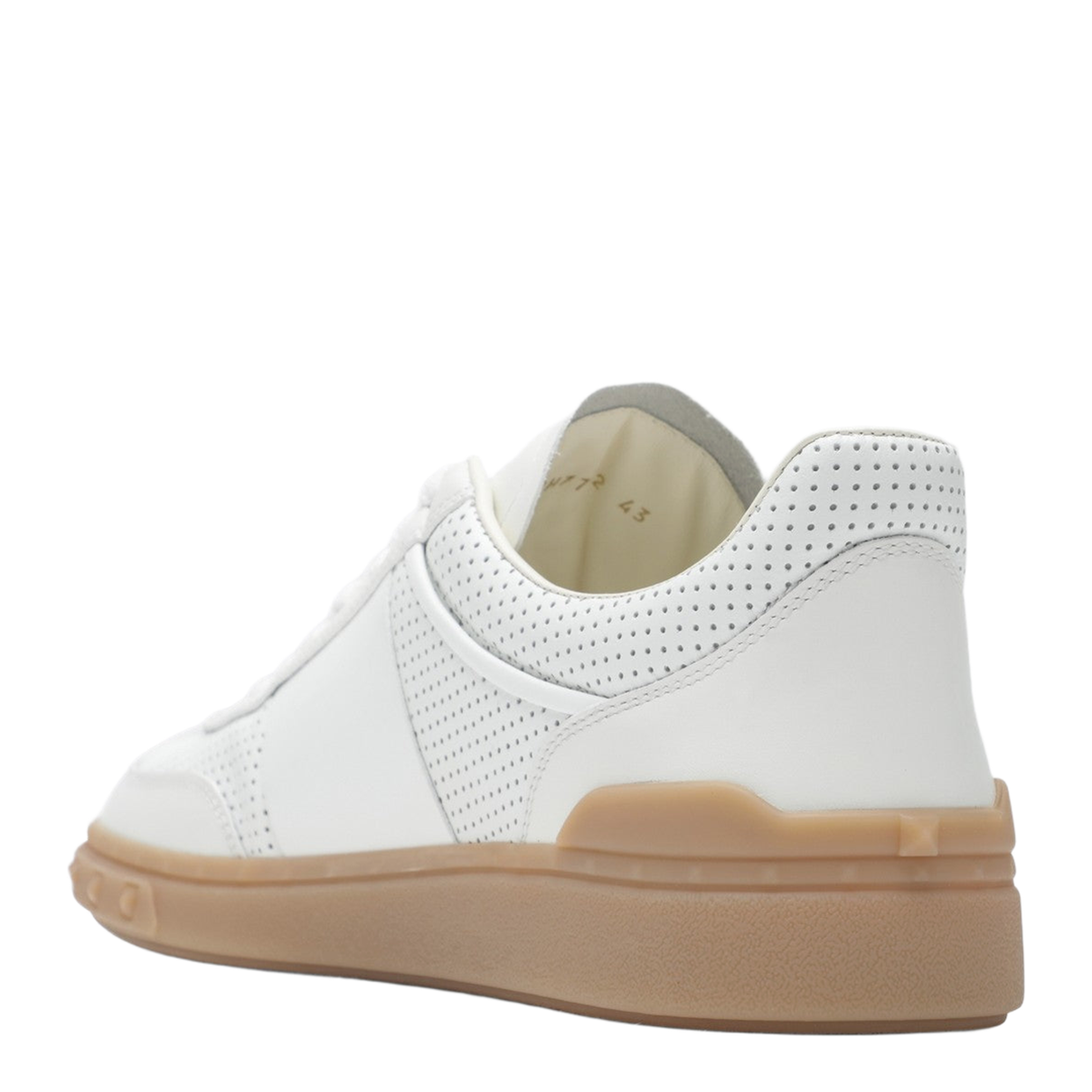 Upvillage Sneakers White in Perforated Leather