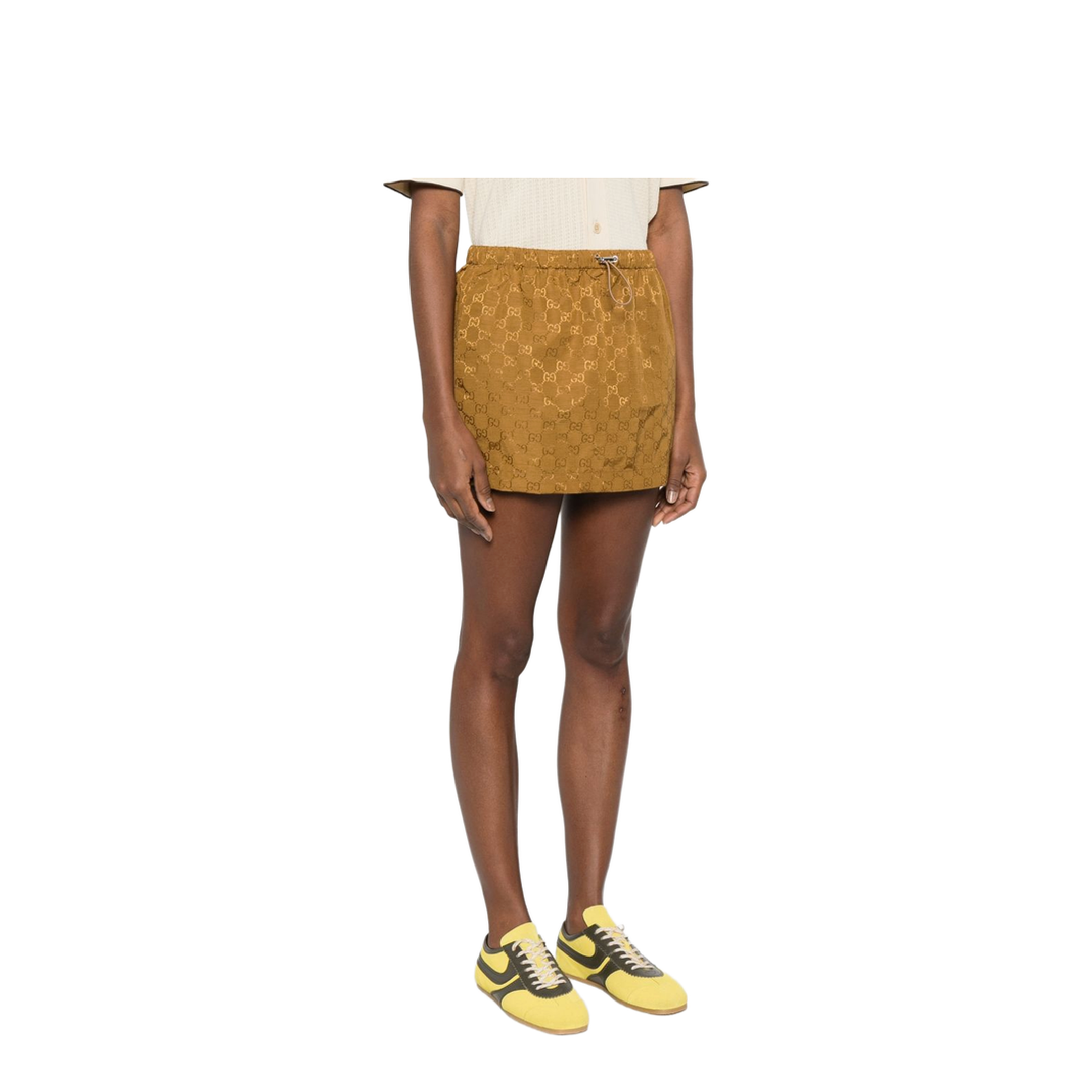 Miniskirt with GG Texture