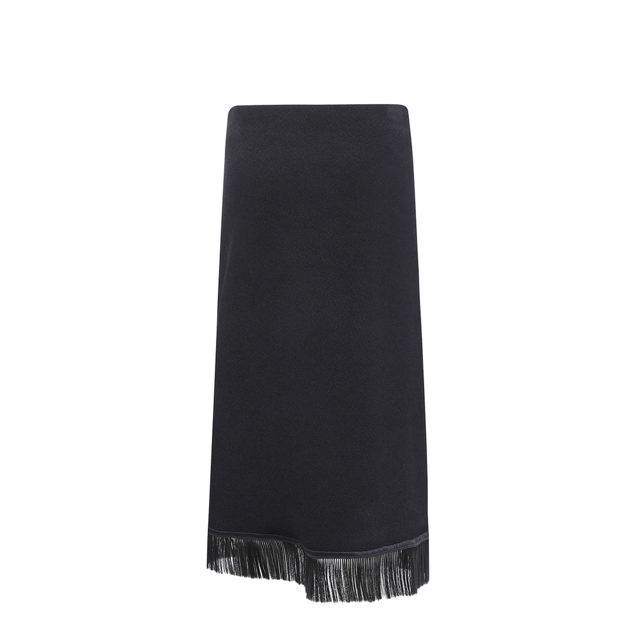 Midi Skirt With Fringes