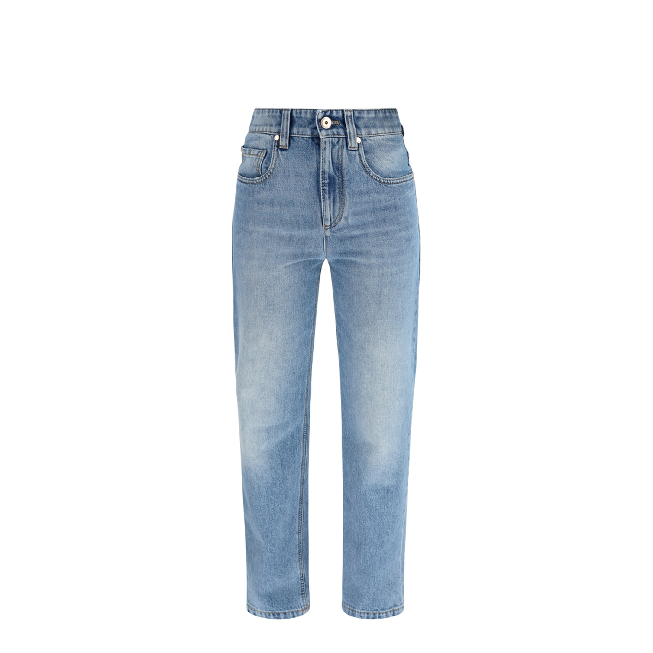 MAYFEYR - Brunello Cucinelli - Retro Denim Pants With Monili - MA095P5758
