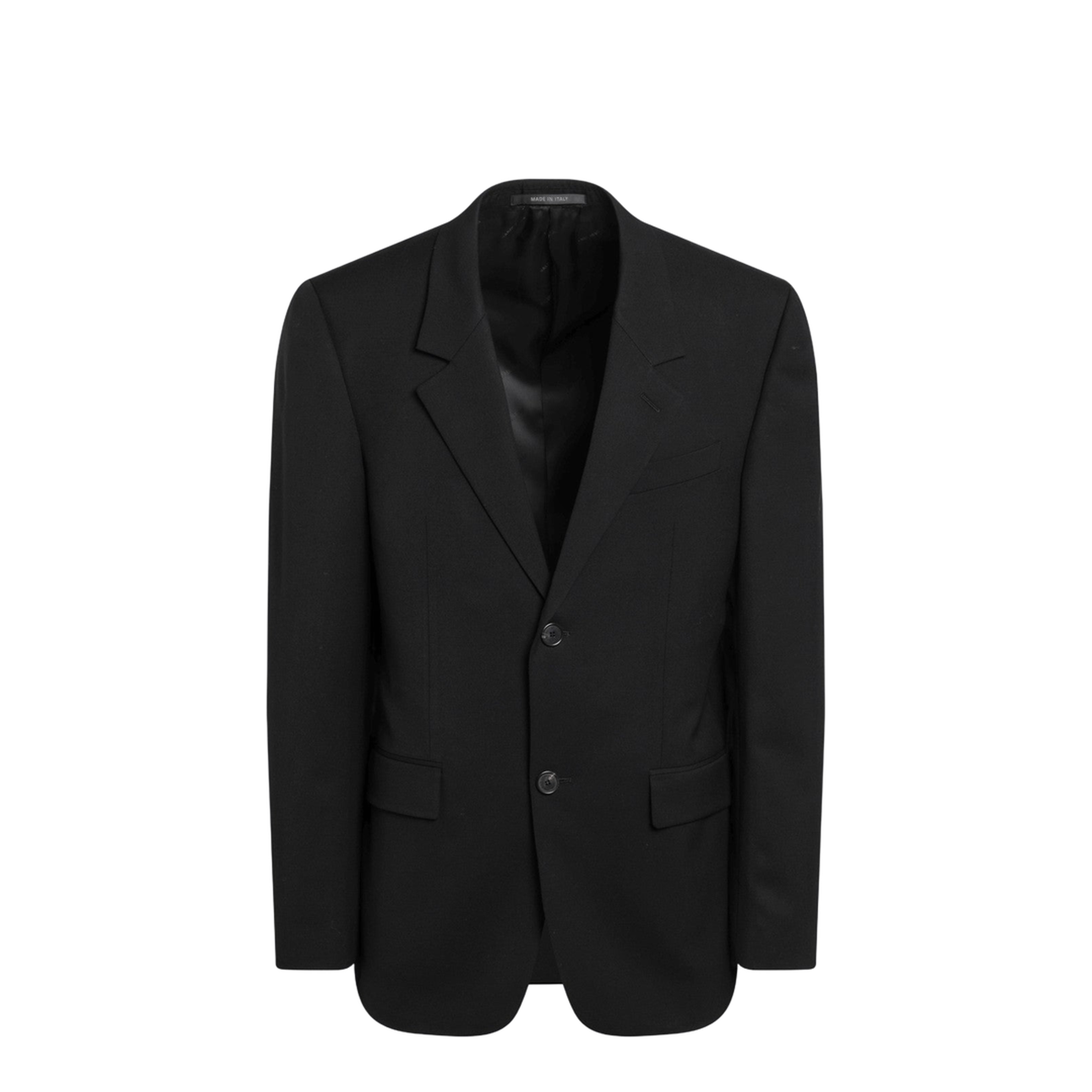Standard Single-Breasted Tailored Blazer in Black