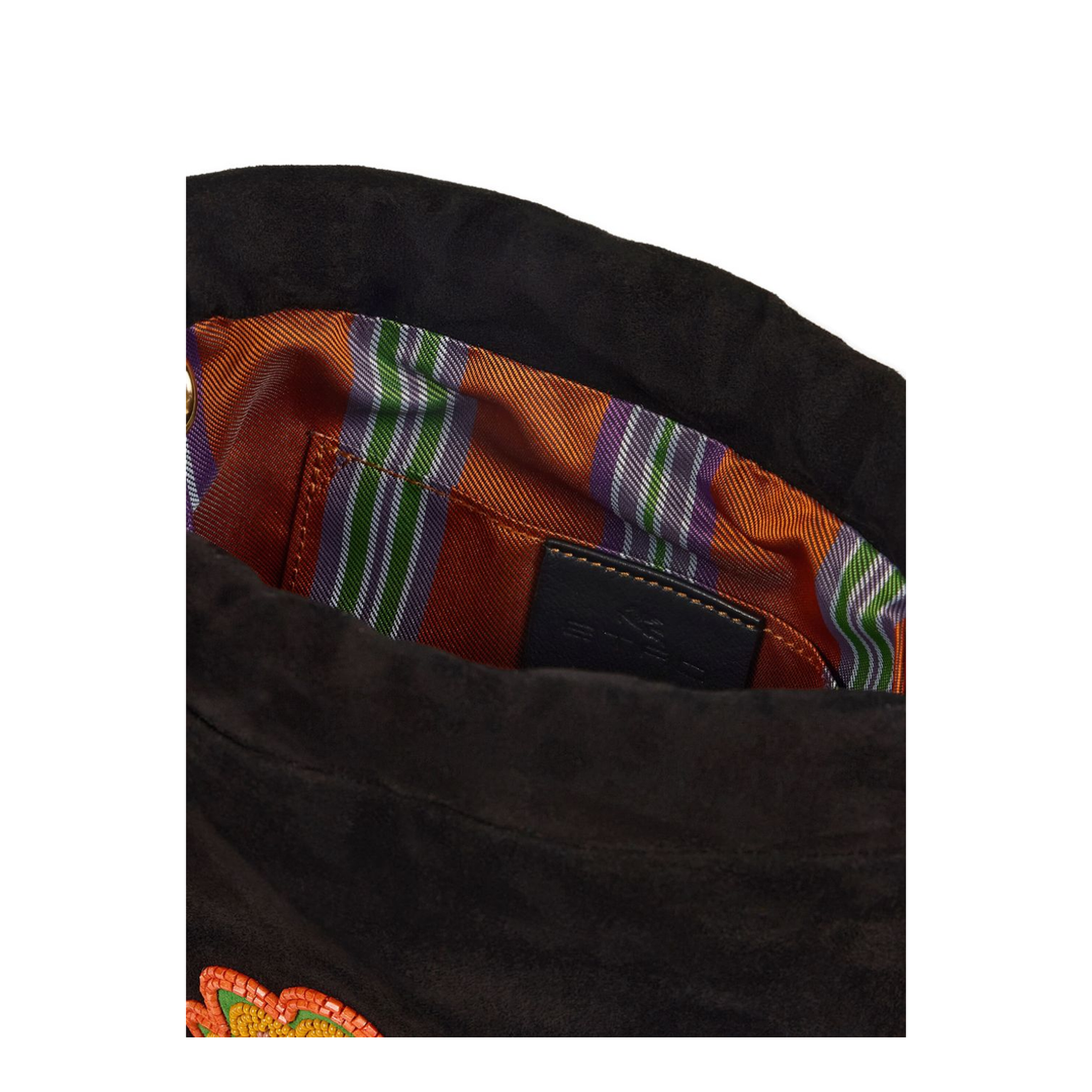 Kalispera Small Suede Bag with Beads